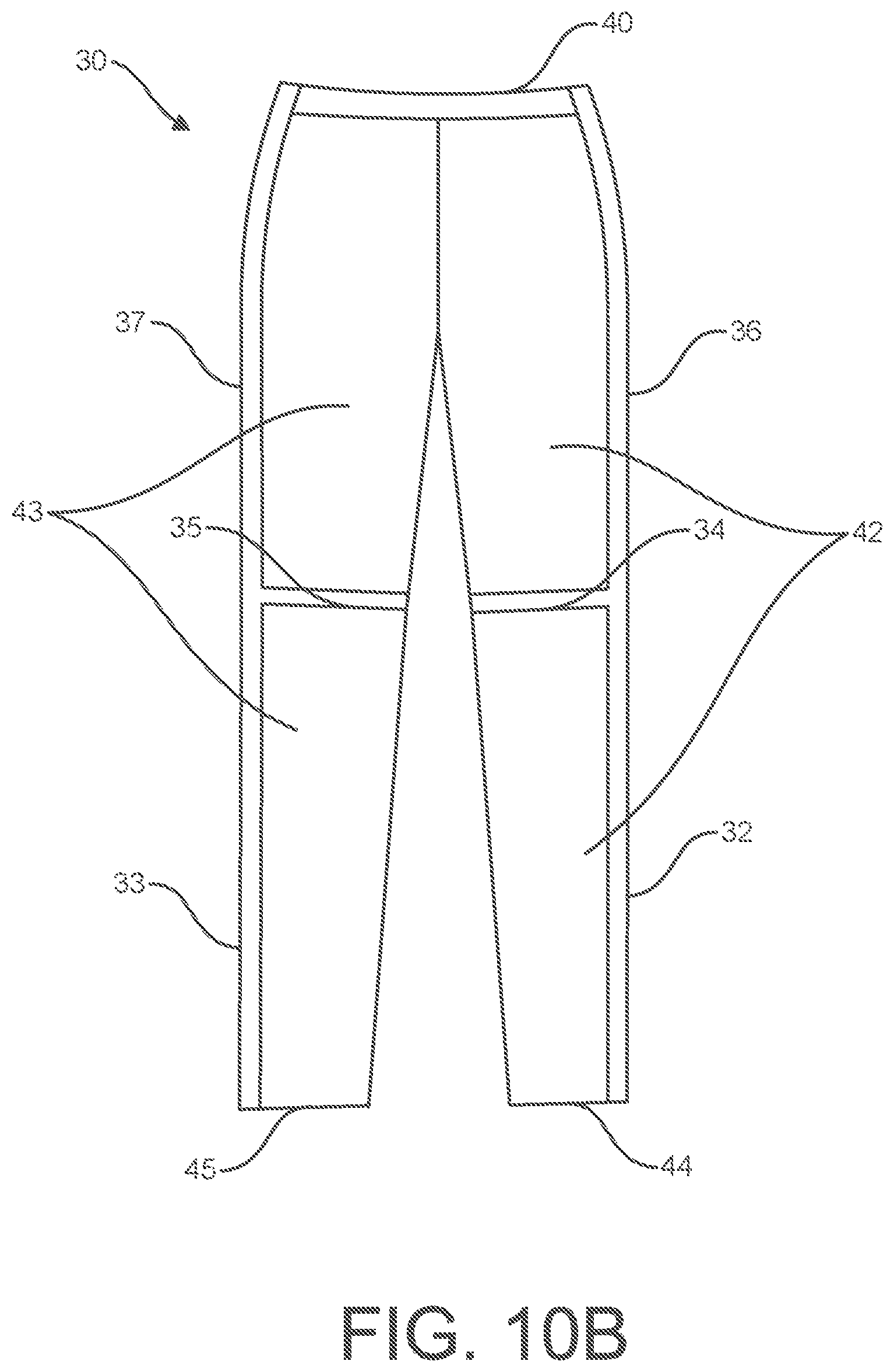 Patent US11812797 Figure 12 – Clothing configurations with multiple reclosable access regions
