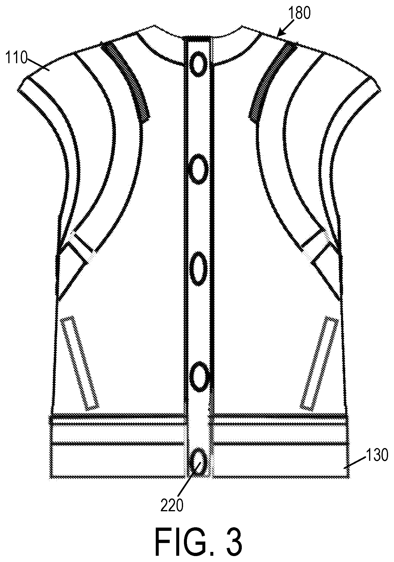 Patent US11812798 Figure 3 – Jacket system with interchangeable elements