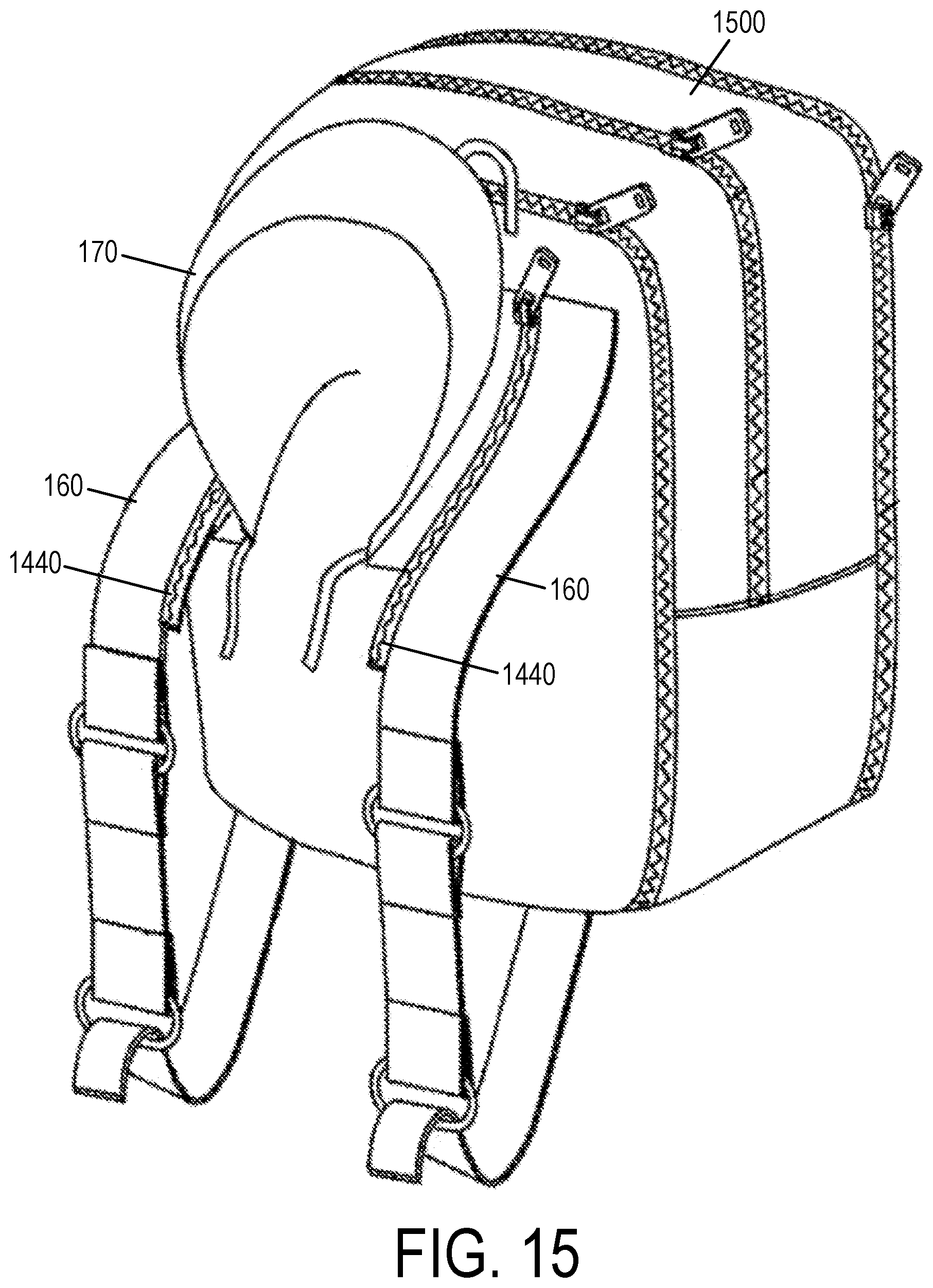 Patent US11812798 Figure 15 – Jacket system with interchangeable elements
