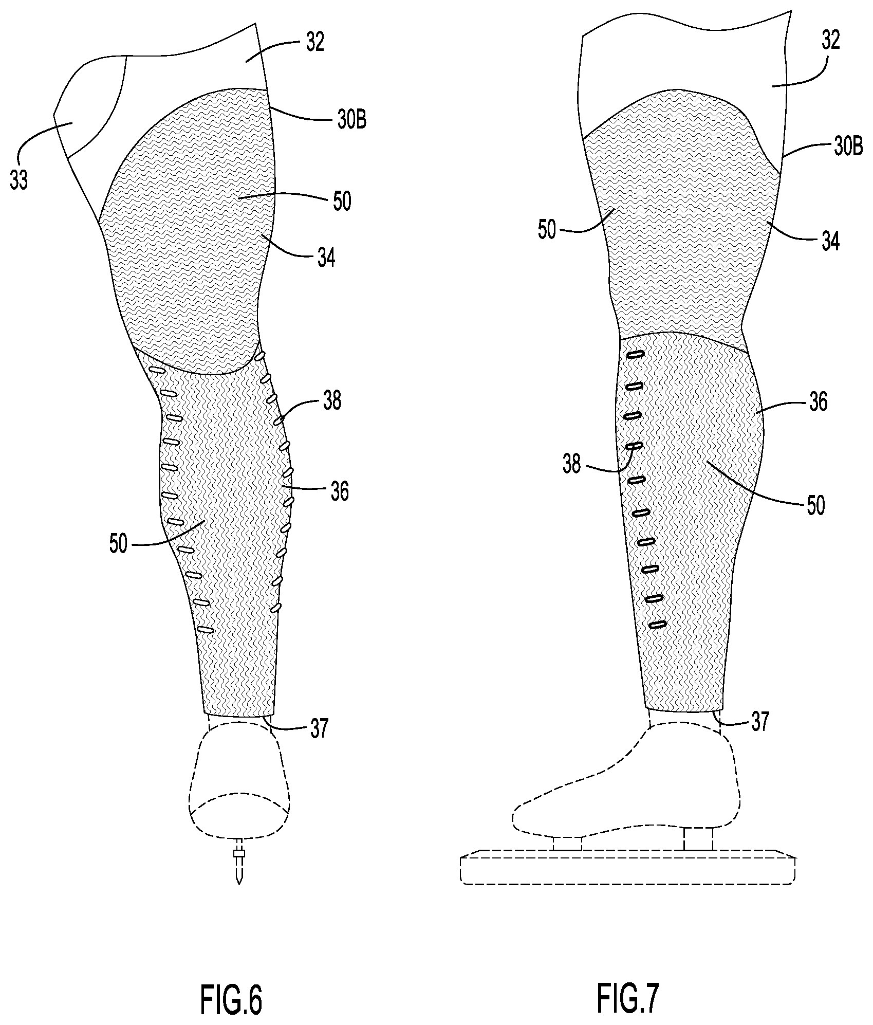 Patent US11812800 Figure 5 – Suit for athletic activities