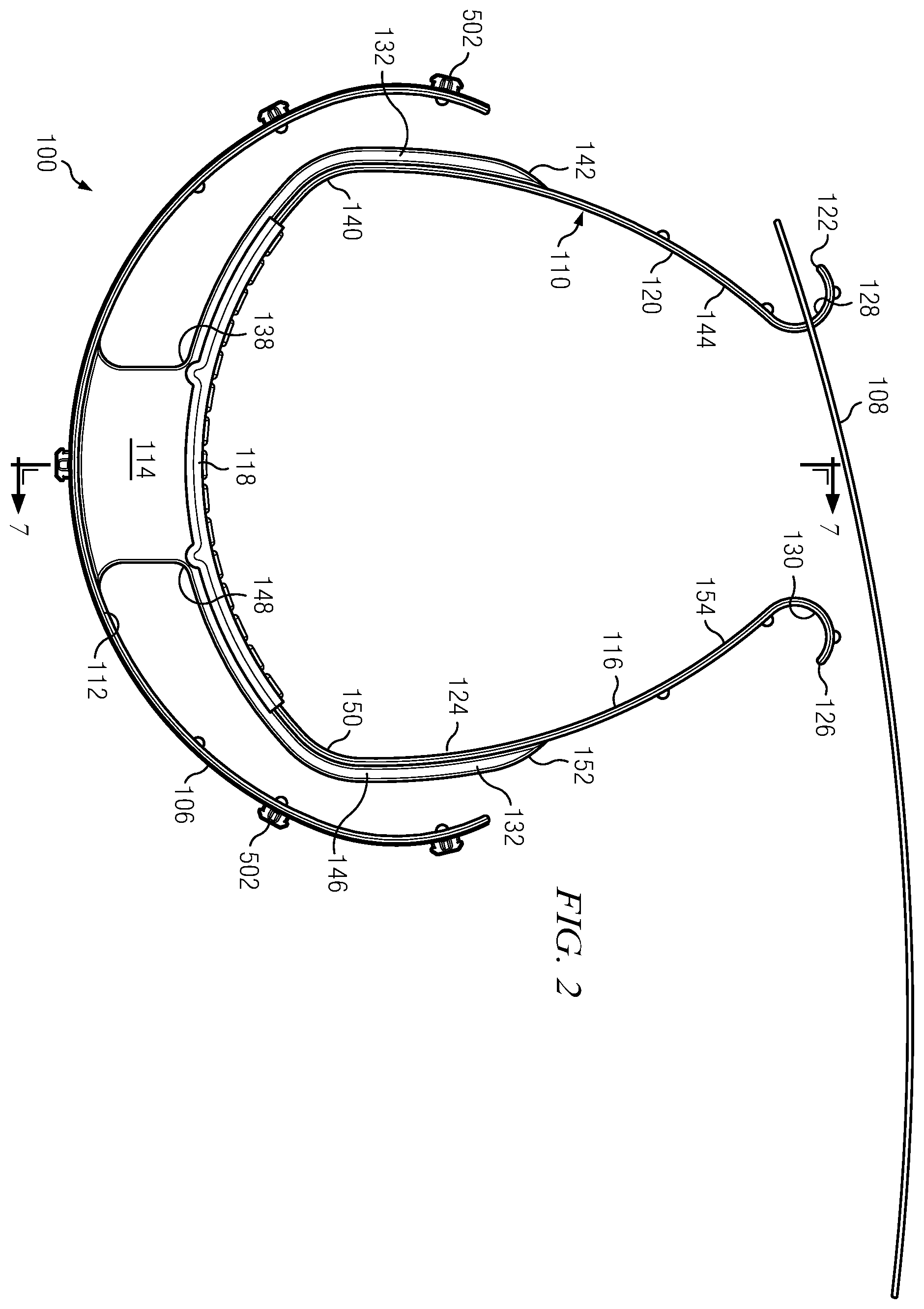 Patent US11812803 Figure 2 – Face shield