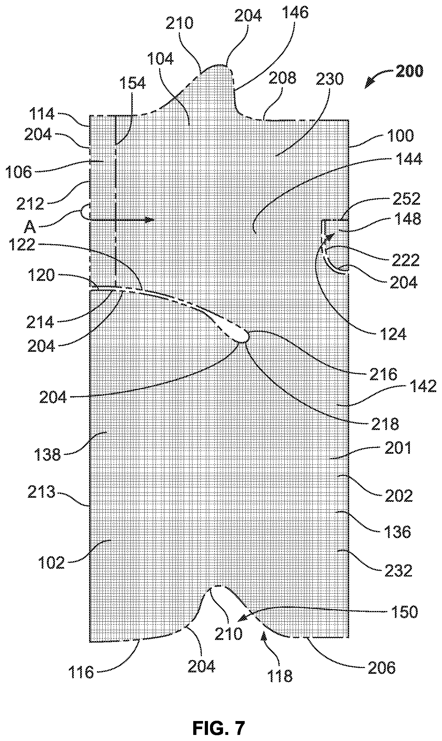 Patent US11812805 Figure 5 – Article of apparel and related manufacturing methods