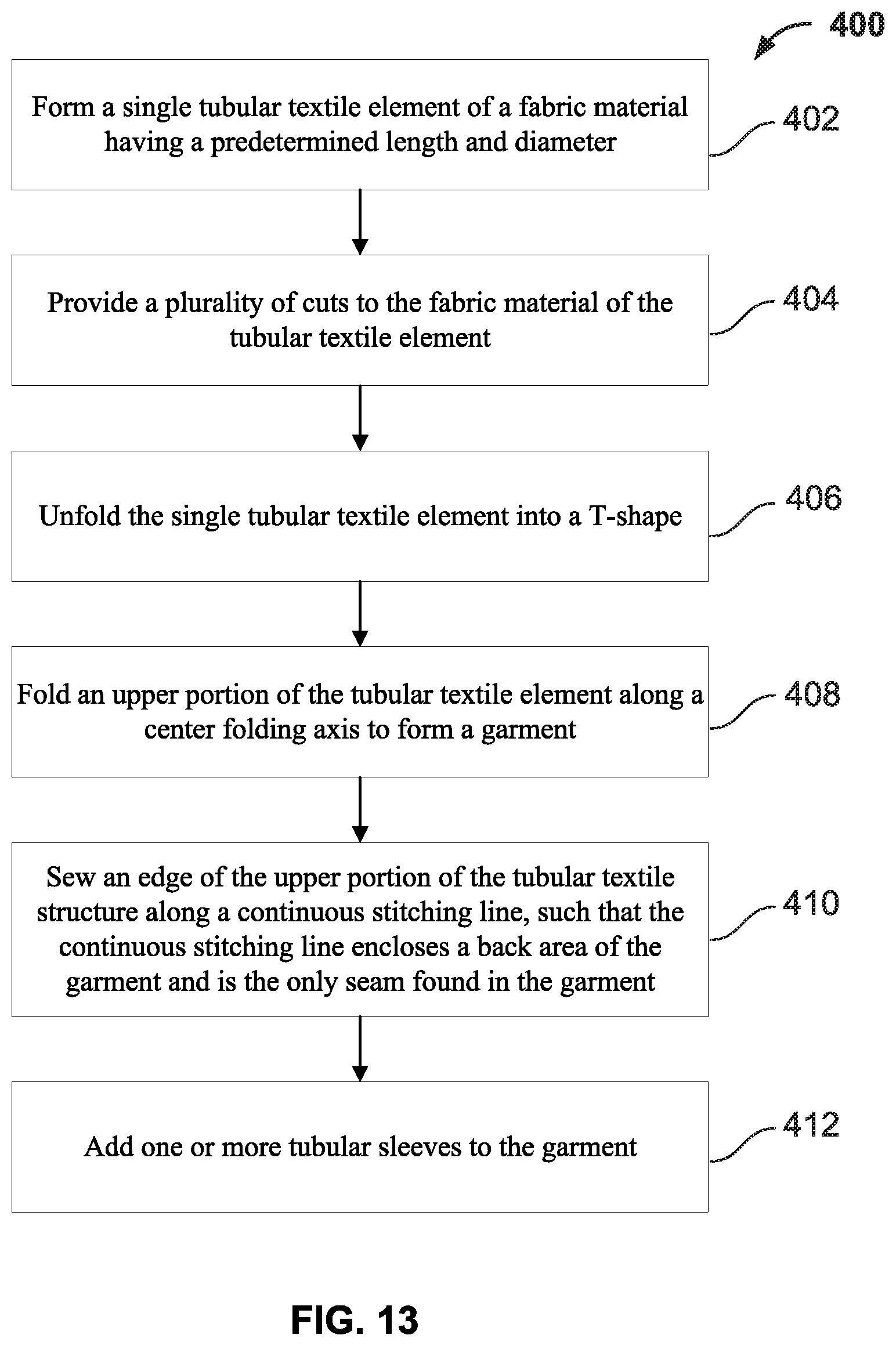 Patent US11812805 Figure 11 – Article of apparel and related manufacturing methods
