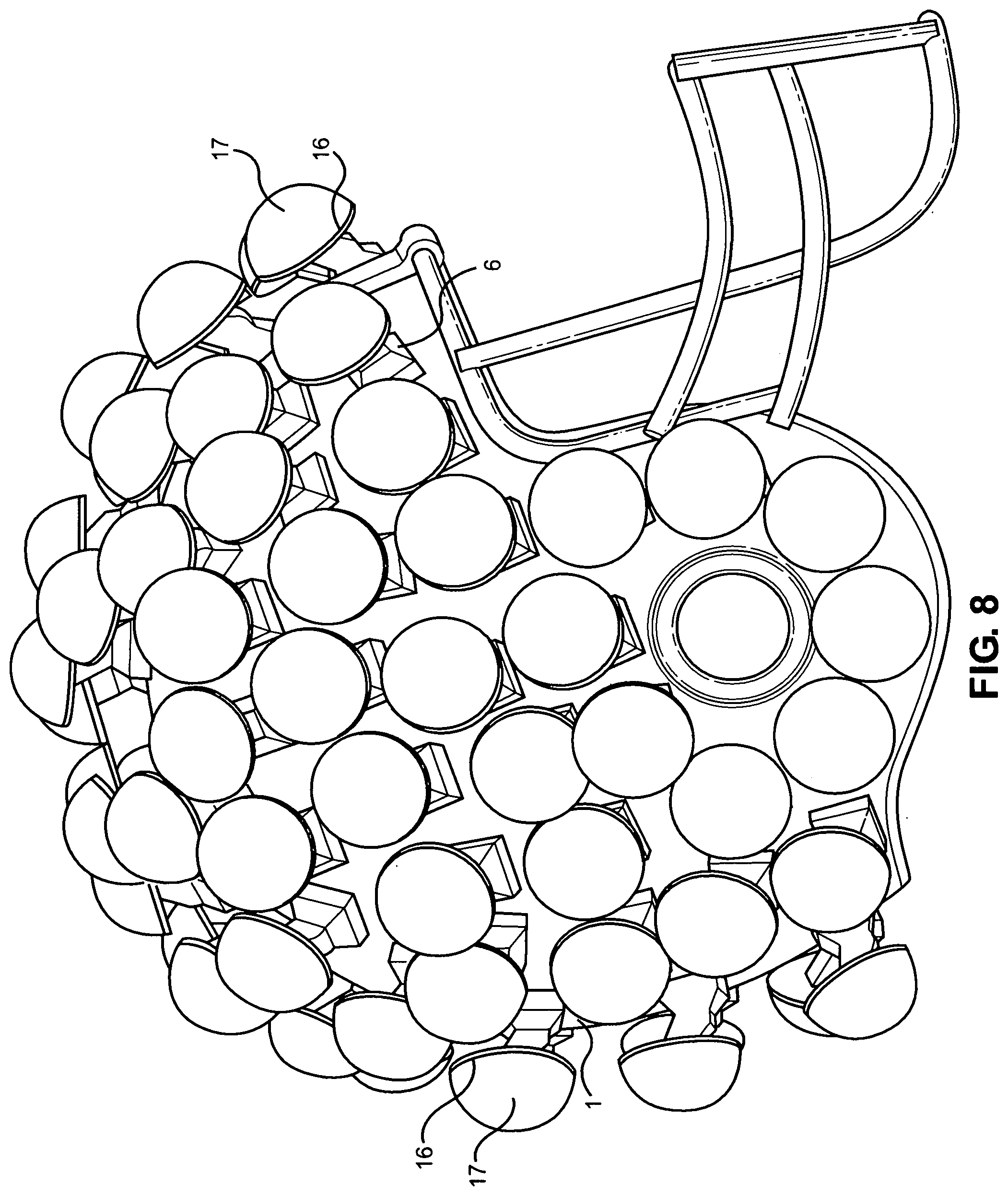 Patent US11812811 Figure 5 – Energy diverting football helmet