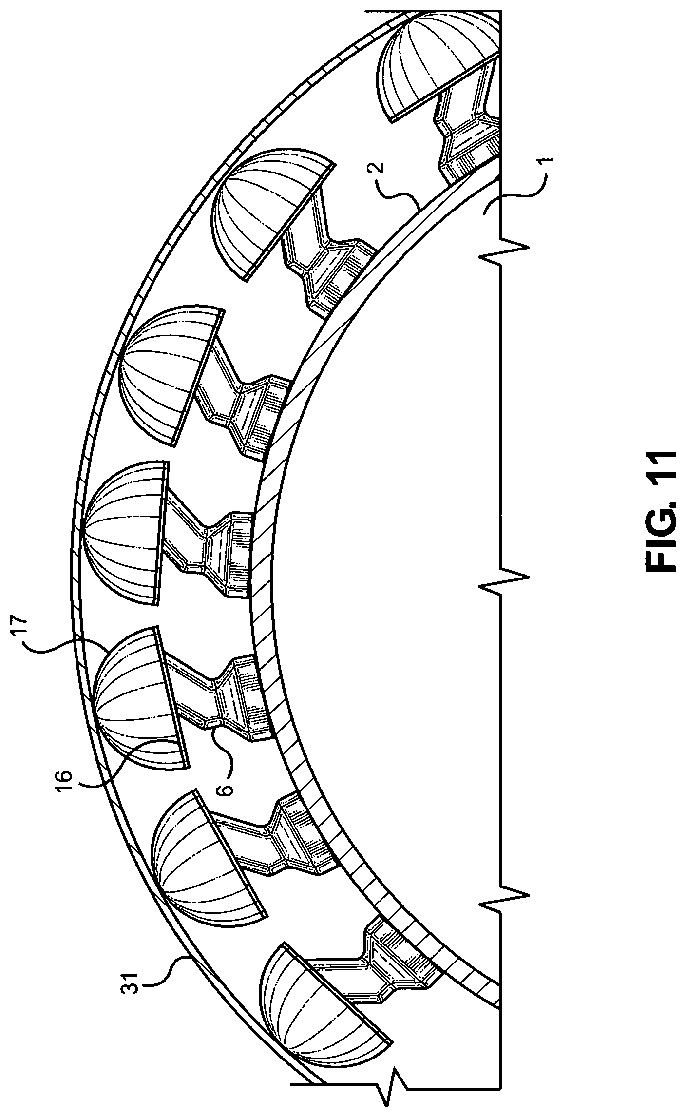 Patent US11812811 Figure 8 – Energy diverting football helmet
