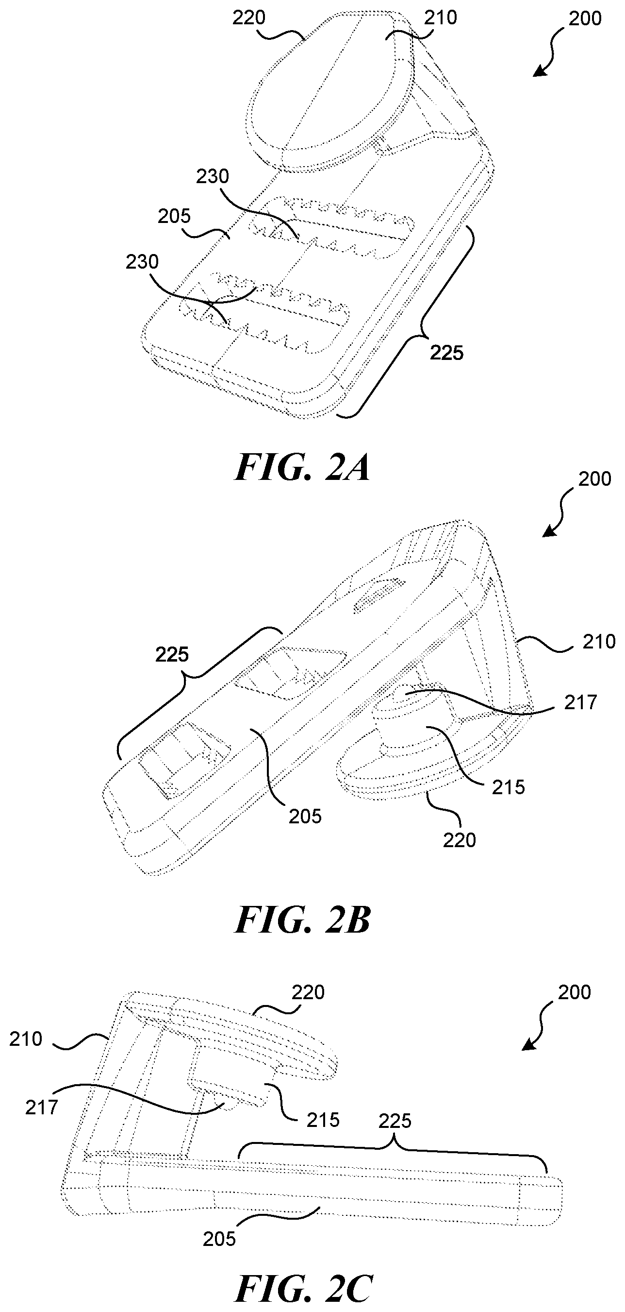 Patent US11812814 Figure 2 – Attachment features for batting helmets