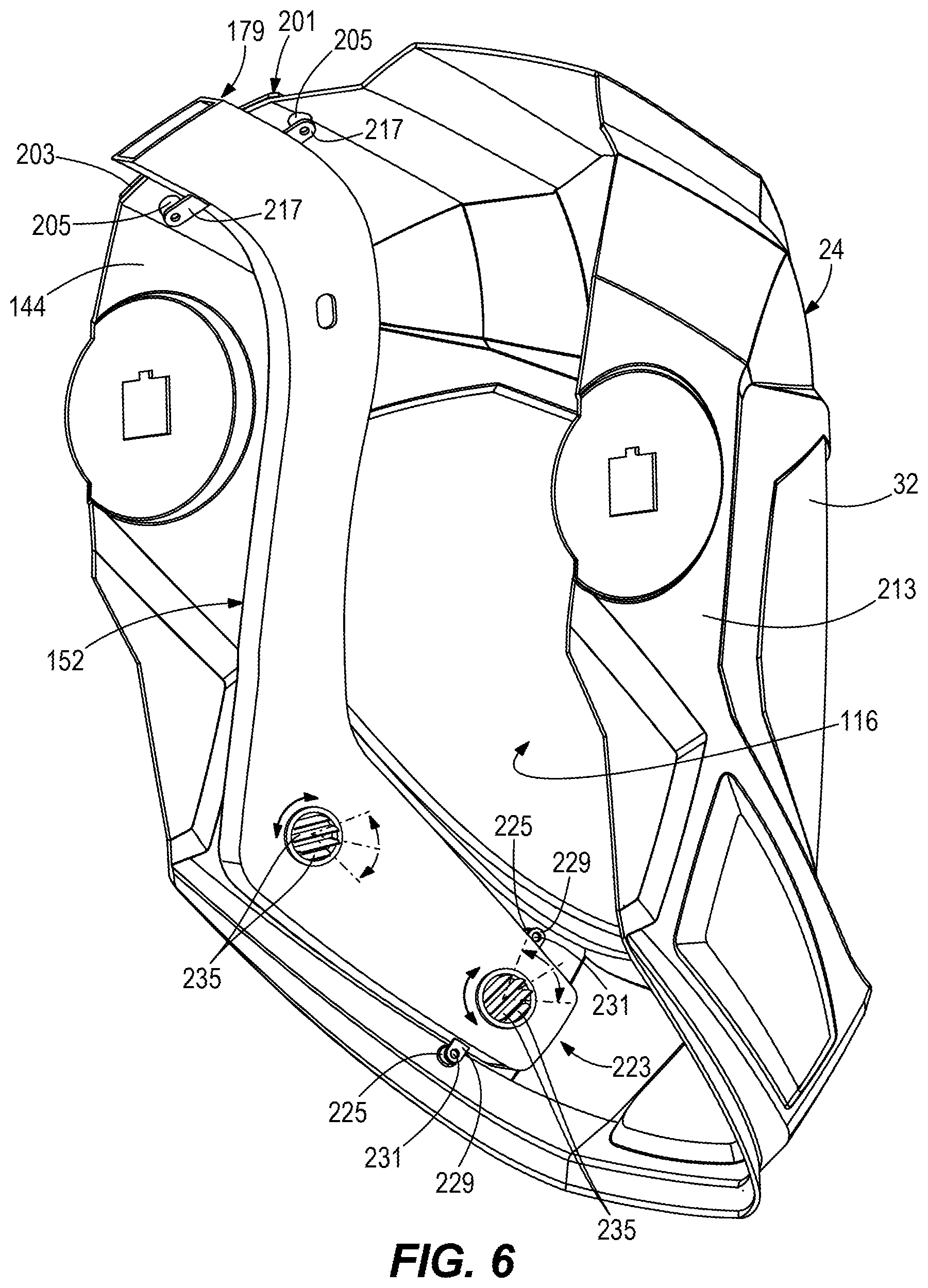 Patent US11812816 Figure 5 – Protective headwear with airflow