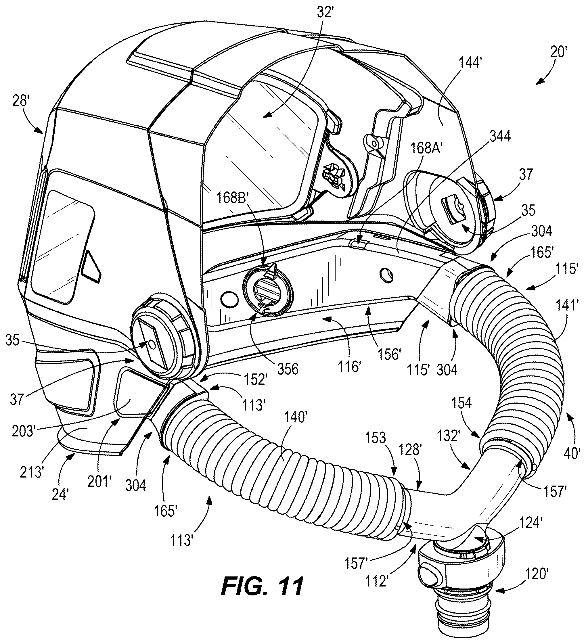 Patent US11812816 Figure 9 – Protective headwear with airflow