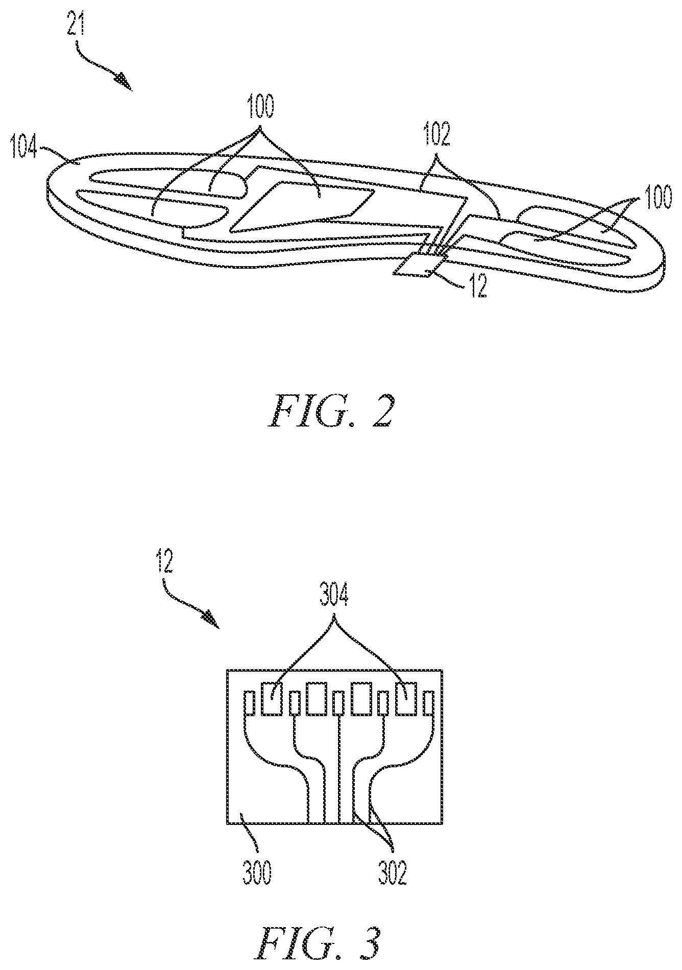 Patent US11812818 Figure 2 – Footwear airbag with flexible electronic interconnect