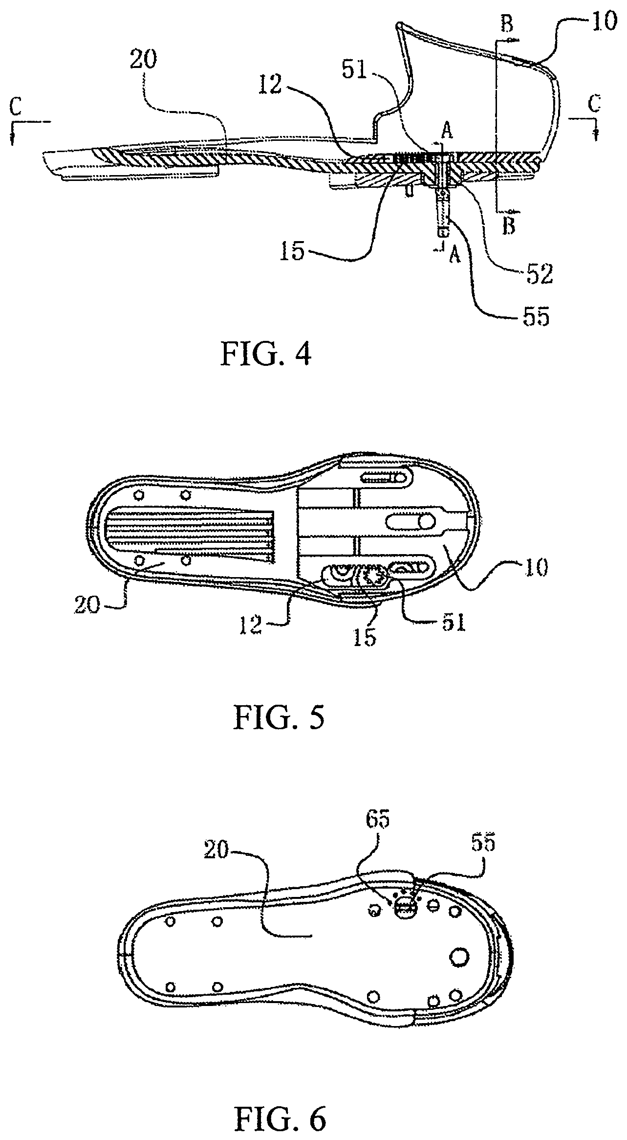 Patent US11812822 Figure 2 – Size-adjustable sport shoe