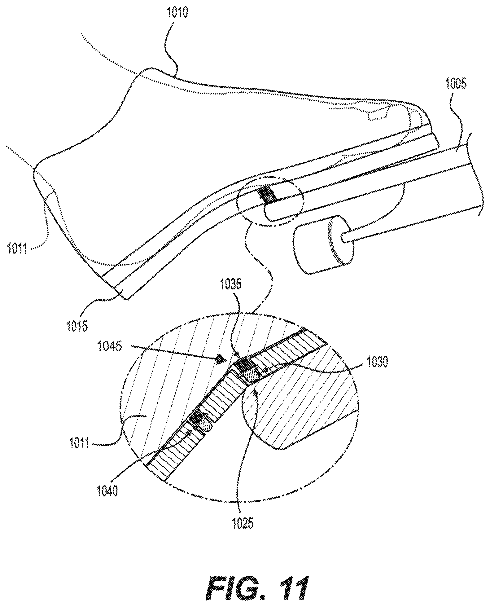 Patent US11812823 Figure 10 – Footwear having sensory feedback outsole