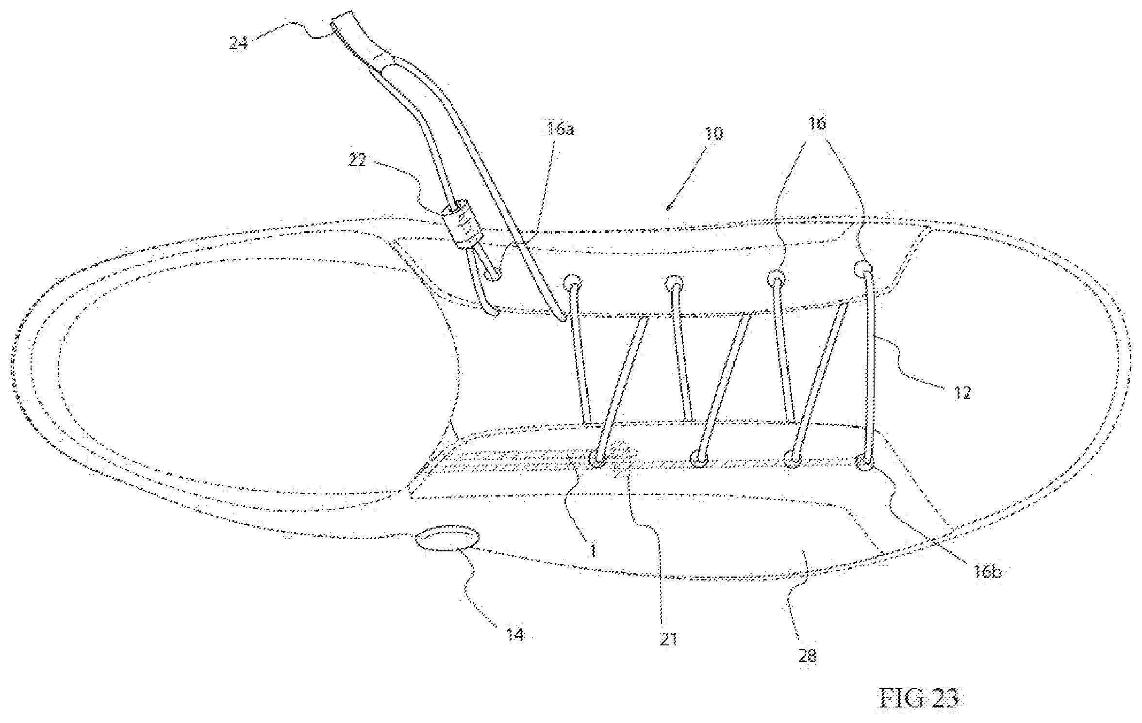 Patent US11812824 Figure 20 – Footwear closure system