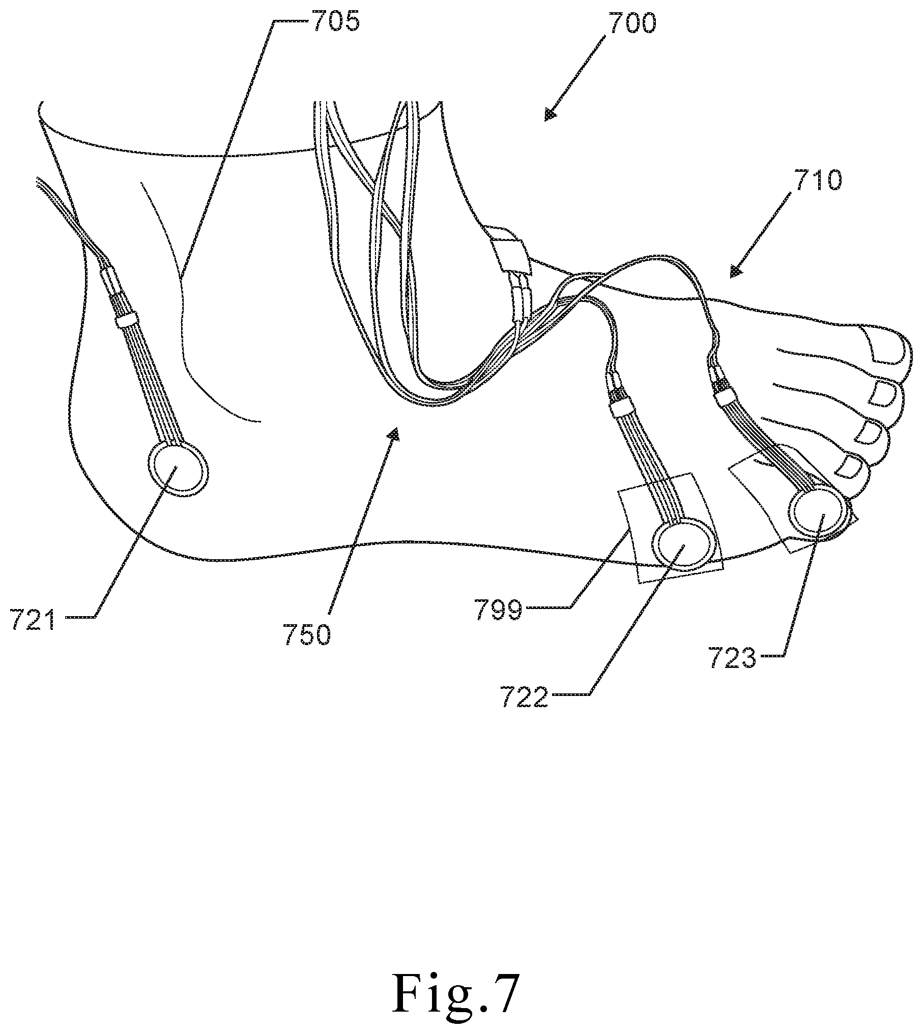 Patent US11812826 Figure 7 – Shoe fit measuring device