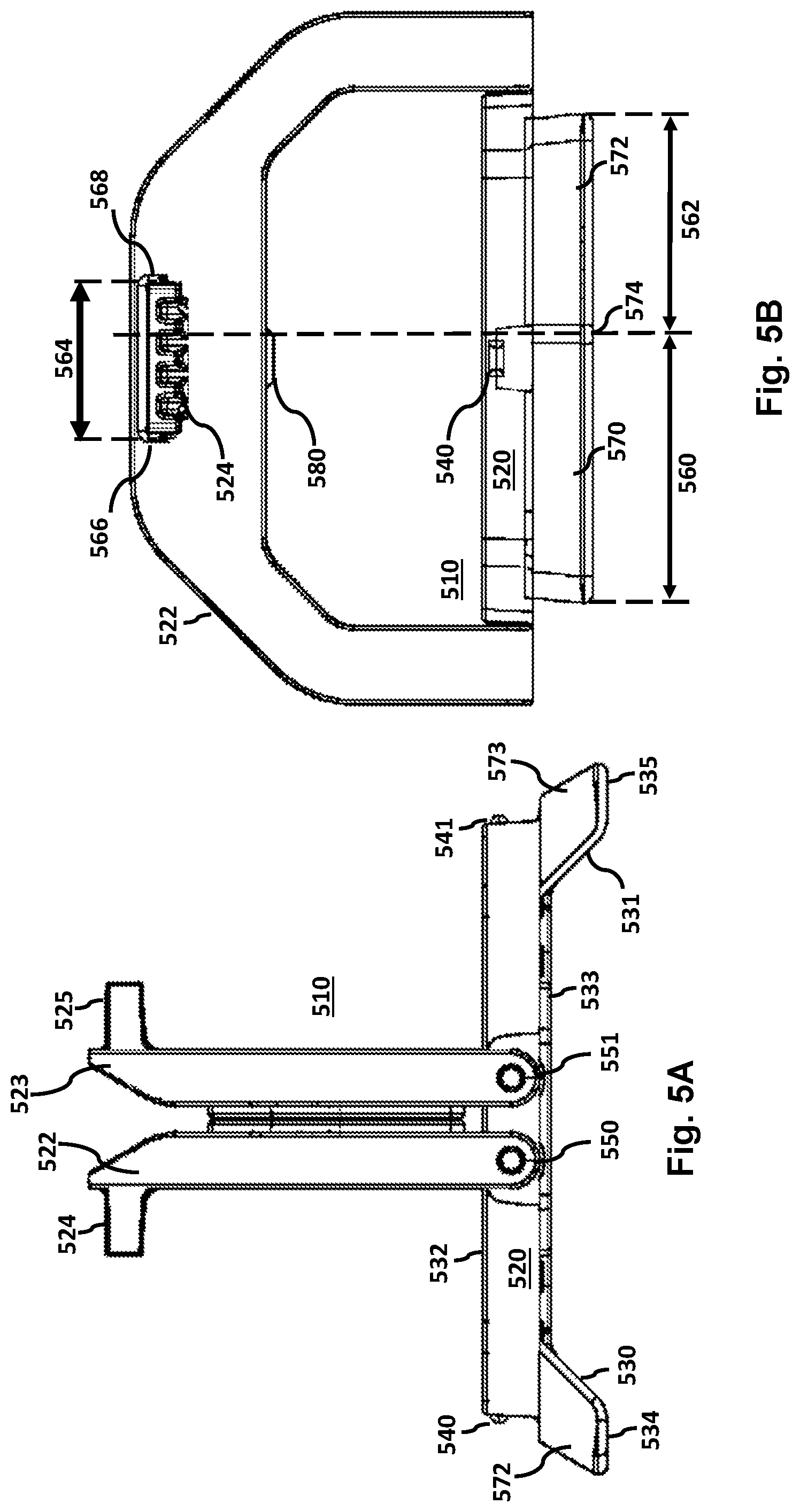 Patent US11812827 Figure 5 – Adjustable mount with locking element