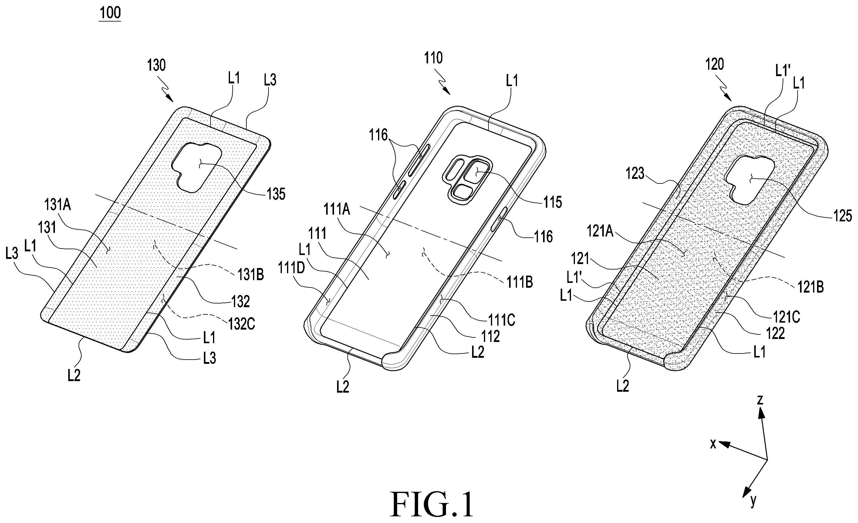 Patent US11812829 Figure 1 – Accessory and manufacturing method therefor