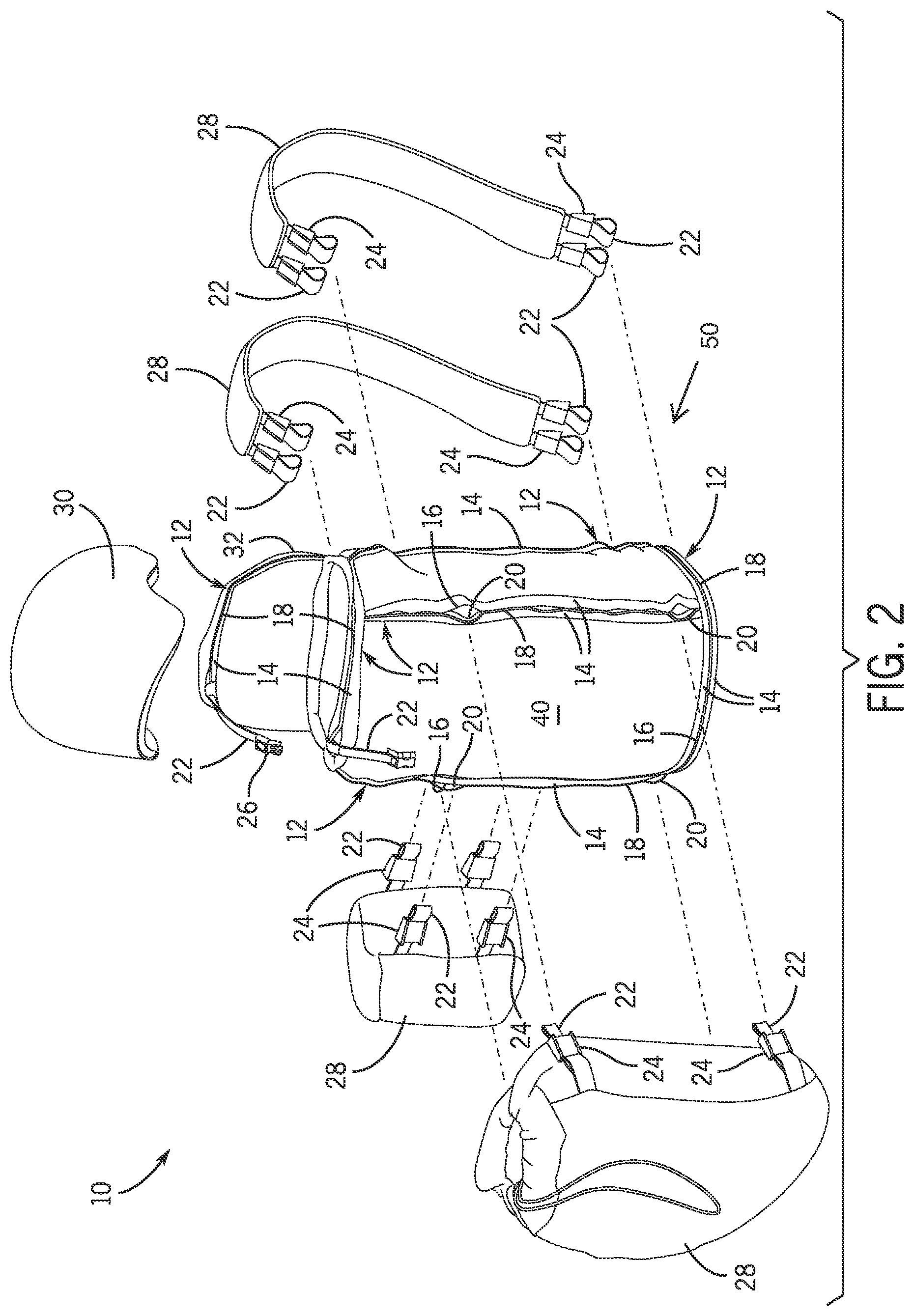 Patent US11812832 Figure 2 – Attachment system