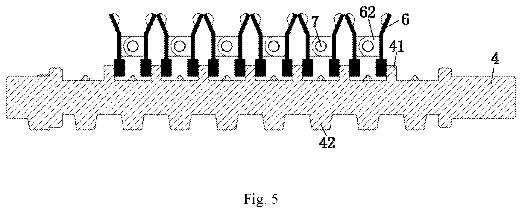 Patent US11812833 Figure 4 – Hair pulling device