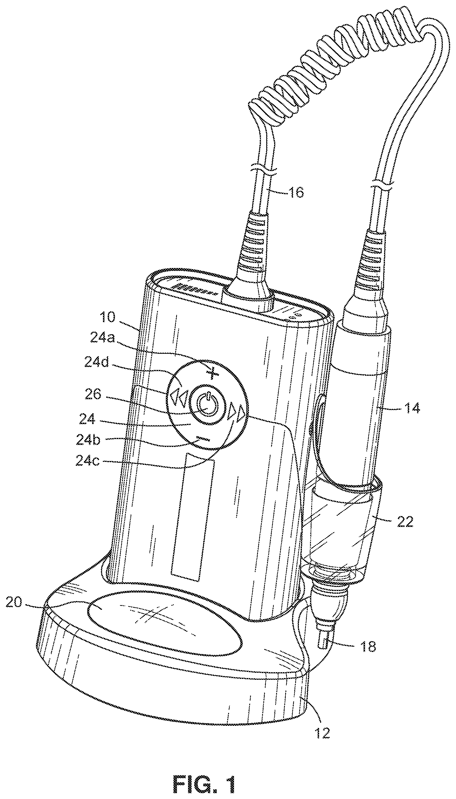 Patent US11812836 Figure 1 – Electronic nail file with digital control and display and system of operation