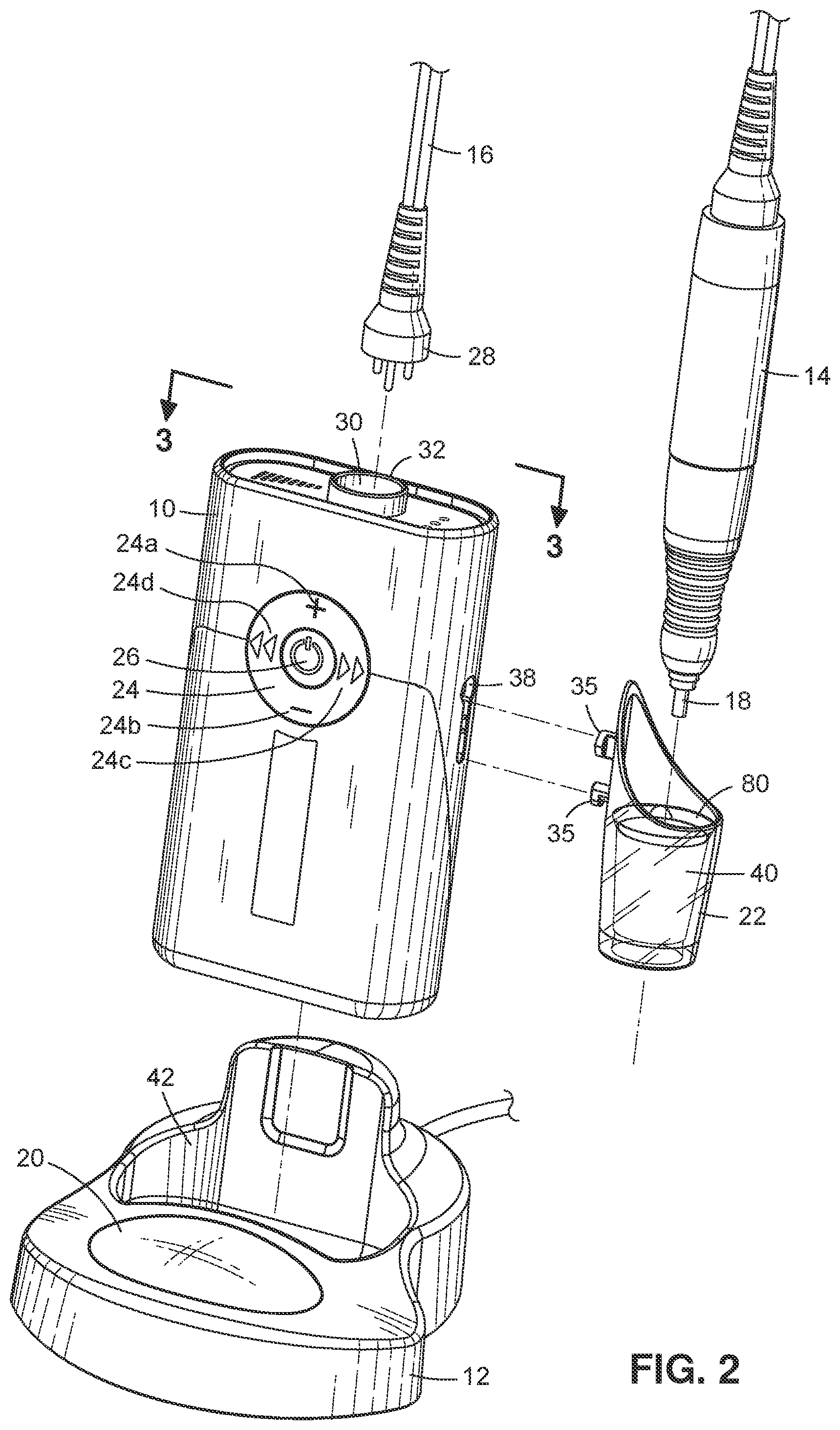 Patent US11812836 Figure 2 – Electronic nail file with digital control and display and system of operation
