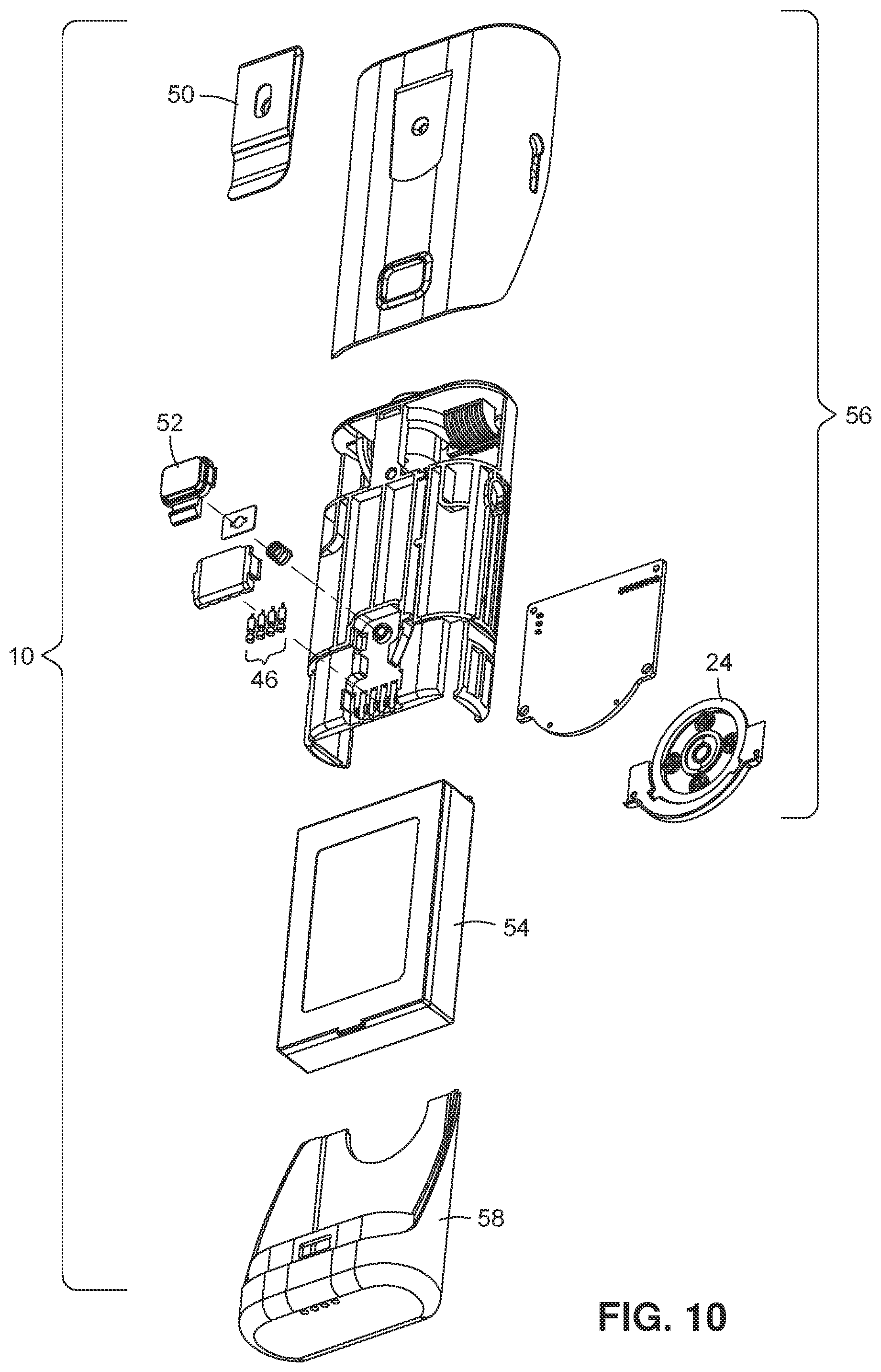 Patent US11812836 Figure 7 – Electronic nail file with digital control and display and system of operation