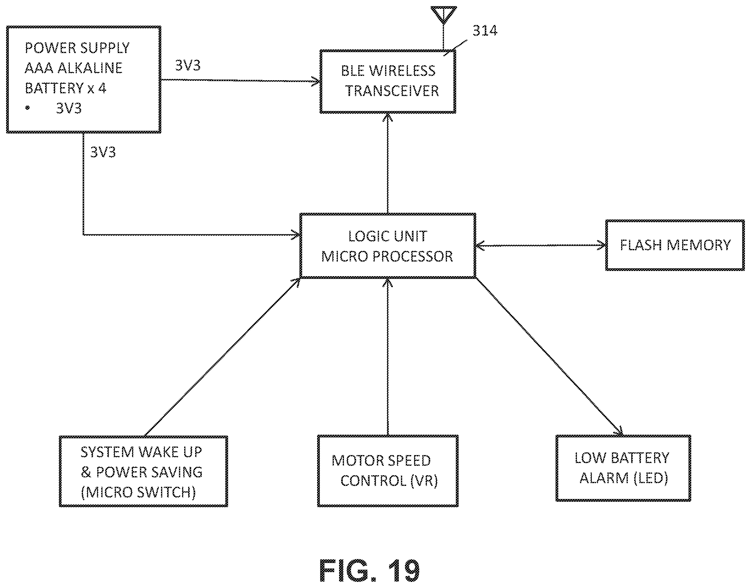 Patent US11812836 Figure 14 – Electronic nail file with digital control and display and system of operation