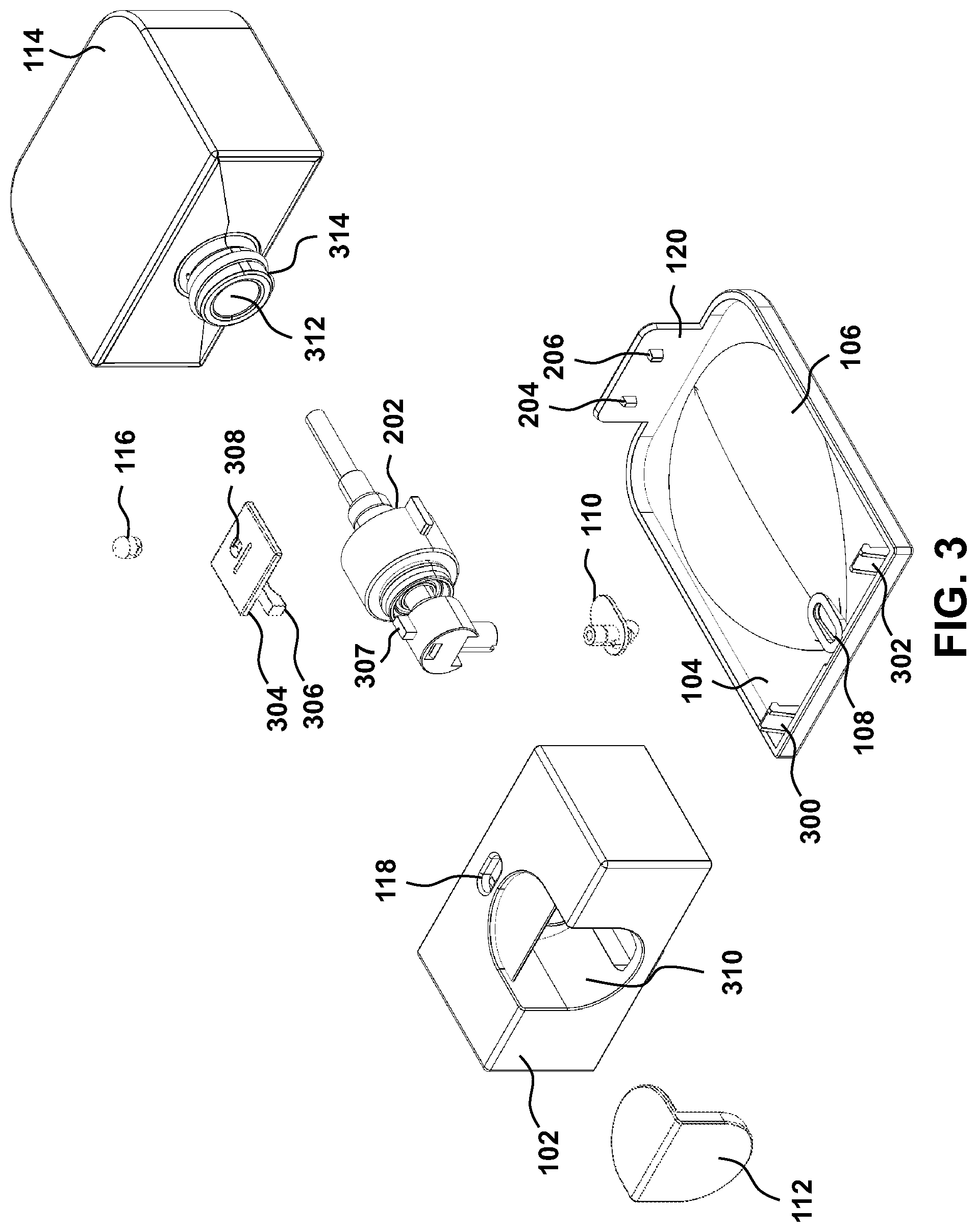 Patent US11812838 Figure 5 – Container and dispenser system and apparatus