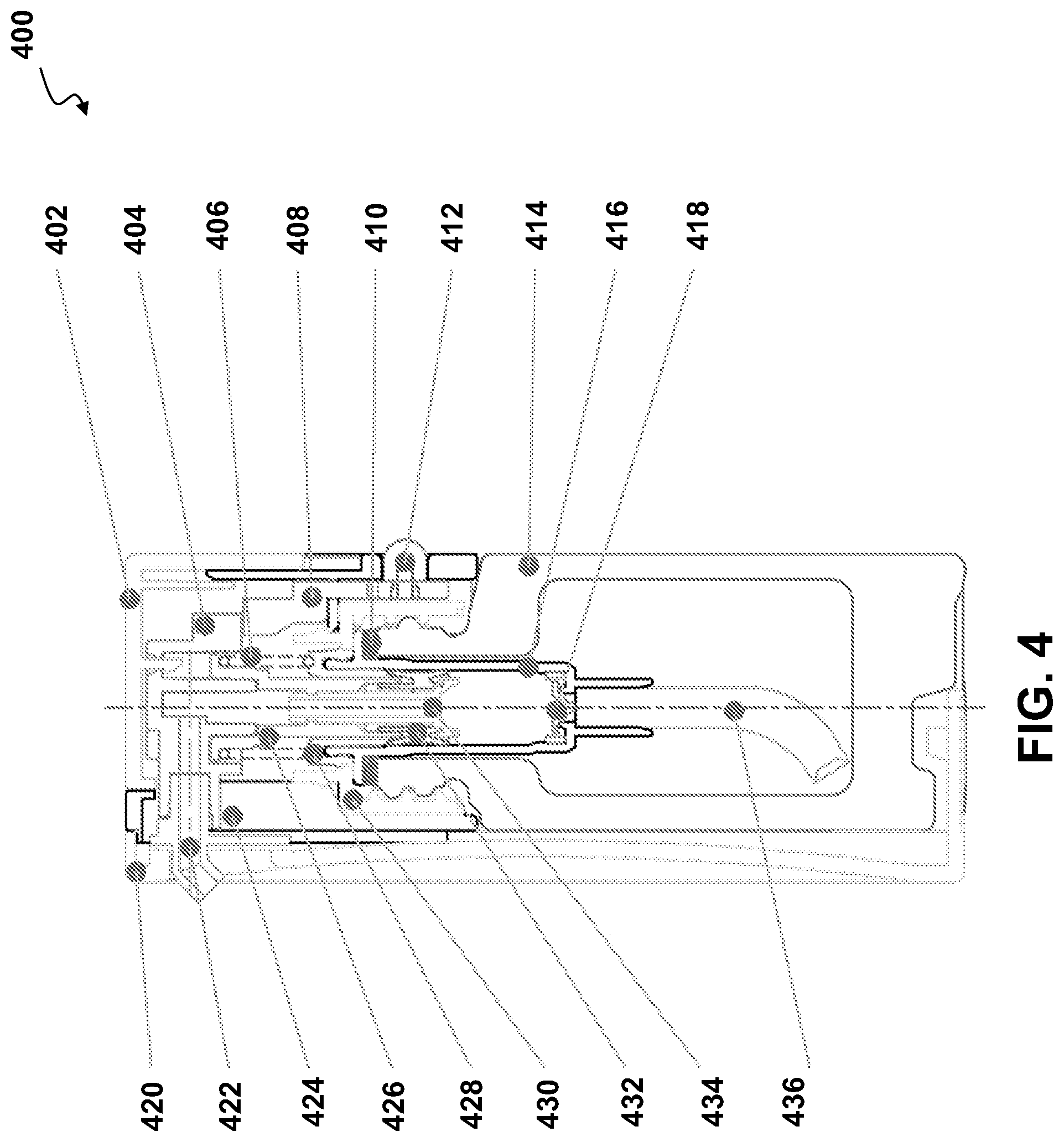 Patent US11812838 Figure 6 – Container and dispenser system and apparatus