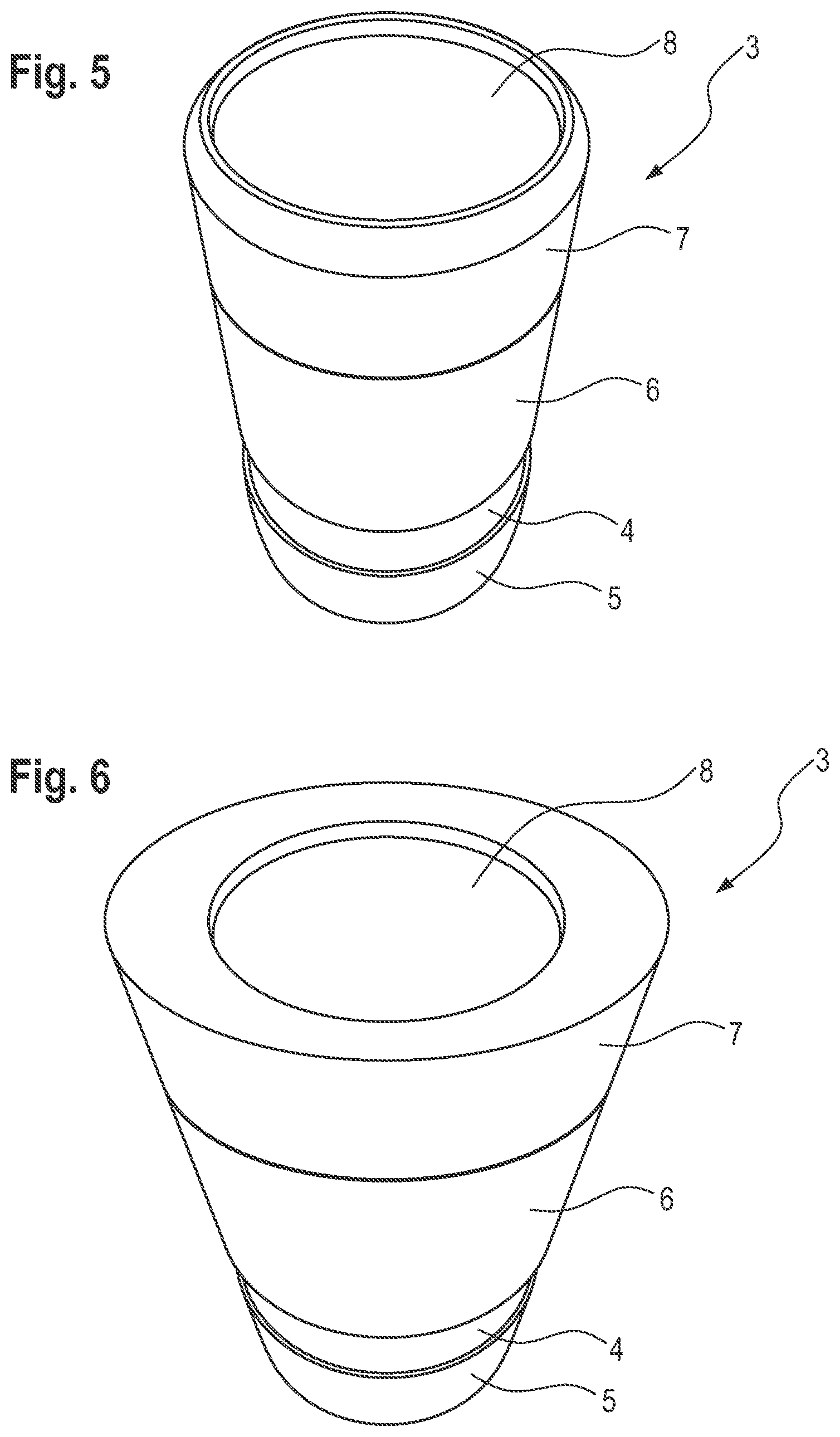 Patent US11812839 Figure 5 – Sustainable dispensing package having a locking ring