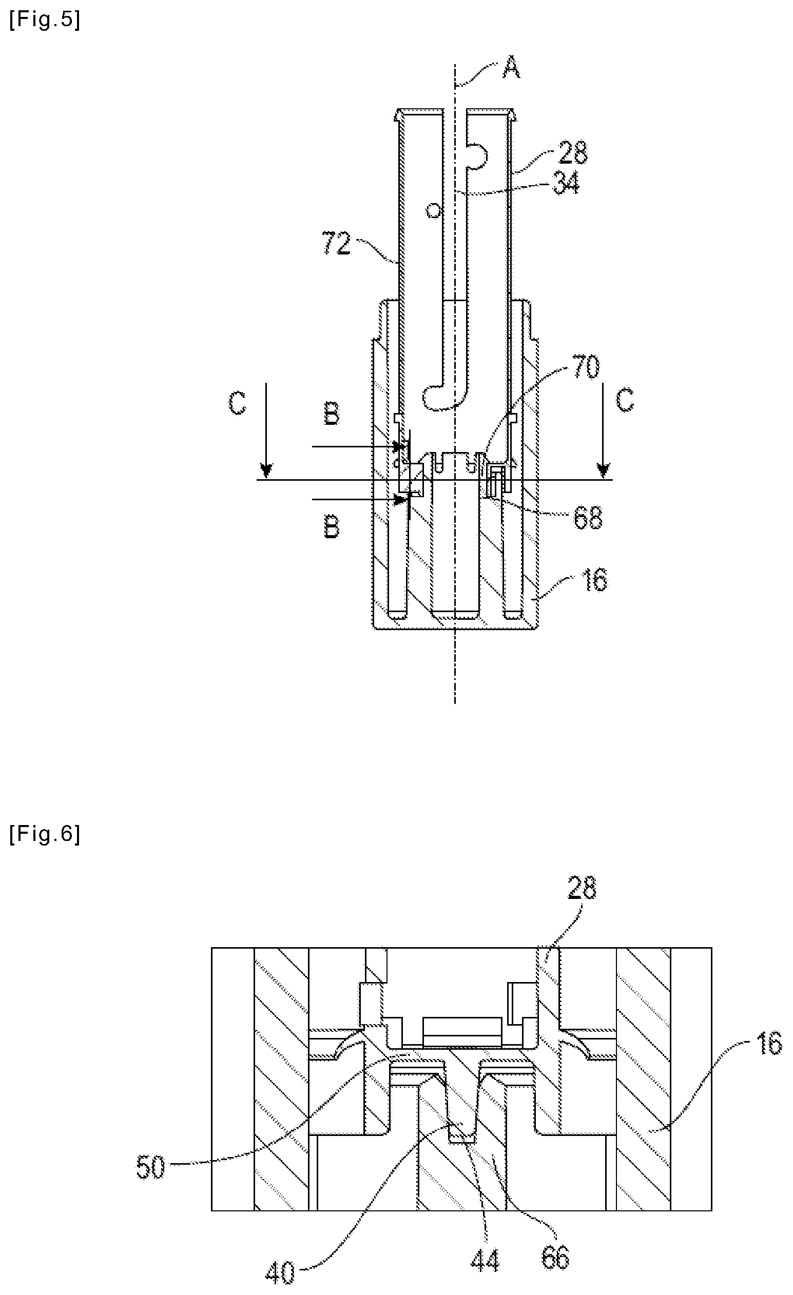 Patent US11812840 Figure 4 – Container for a cosmetic product and refill for such a container