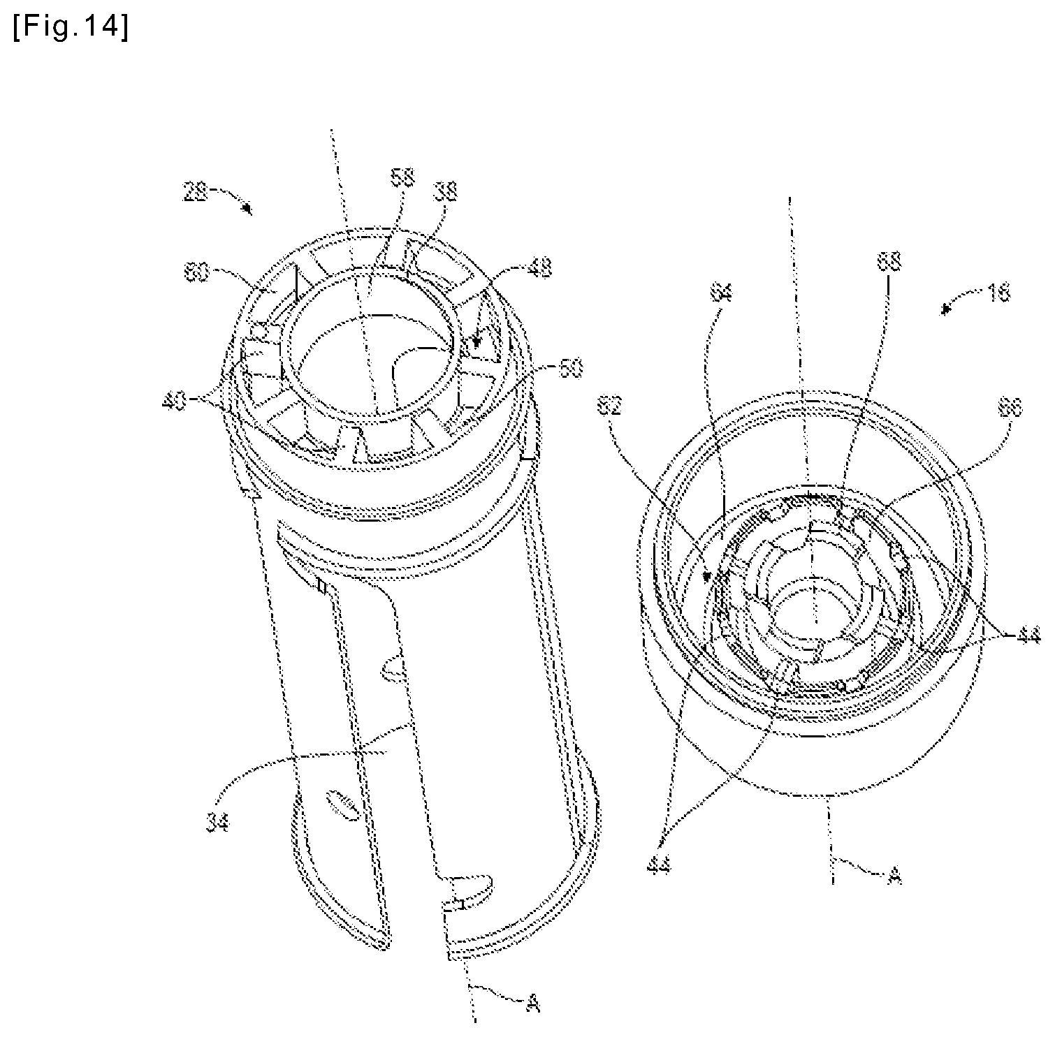 Patent US11812840 Figure 11 – Container for a cosmetic product and refill for such a container