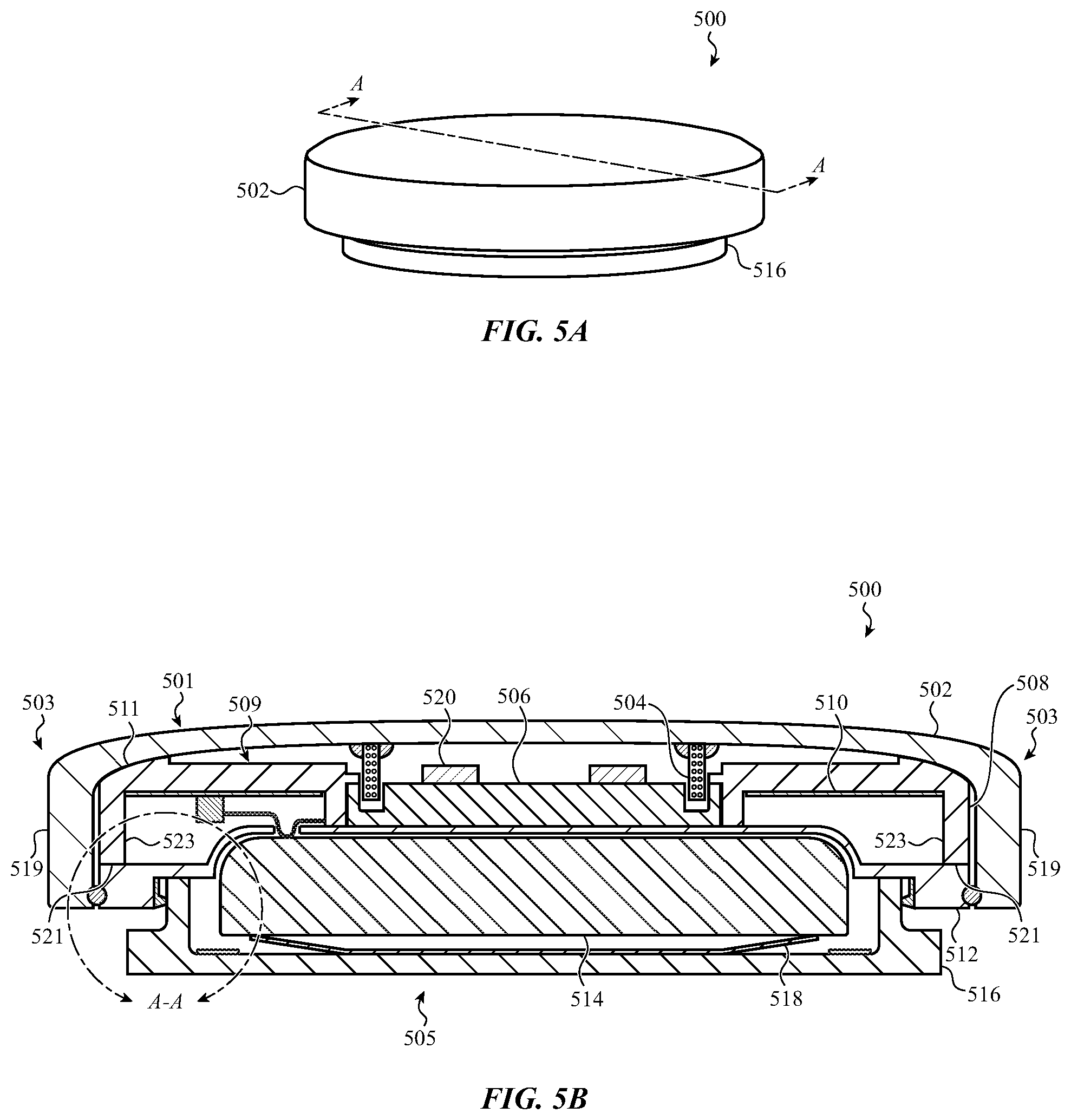 Patent US11812842 Figure 10 – Enclosure for a wirelessly locatable tag