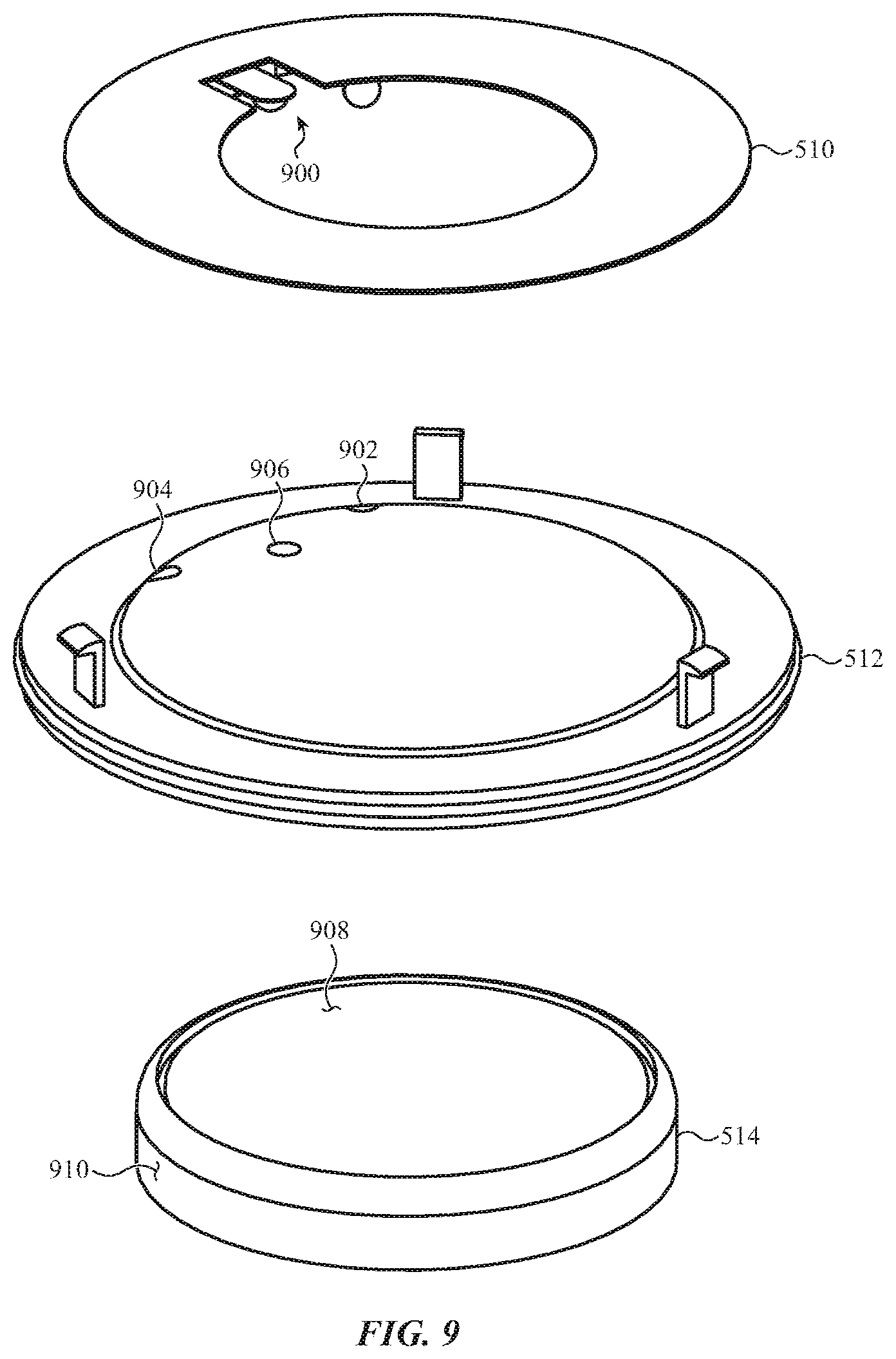 Patent US11812842 Figure 16 – Enclosure for a wirelessly locatable tag