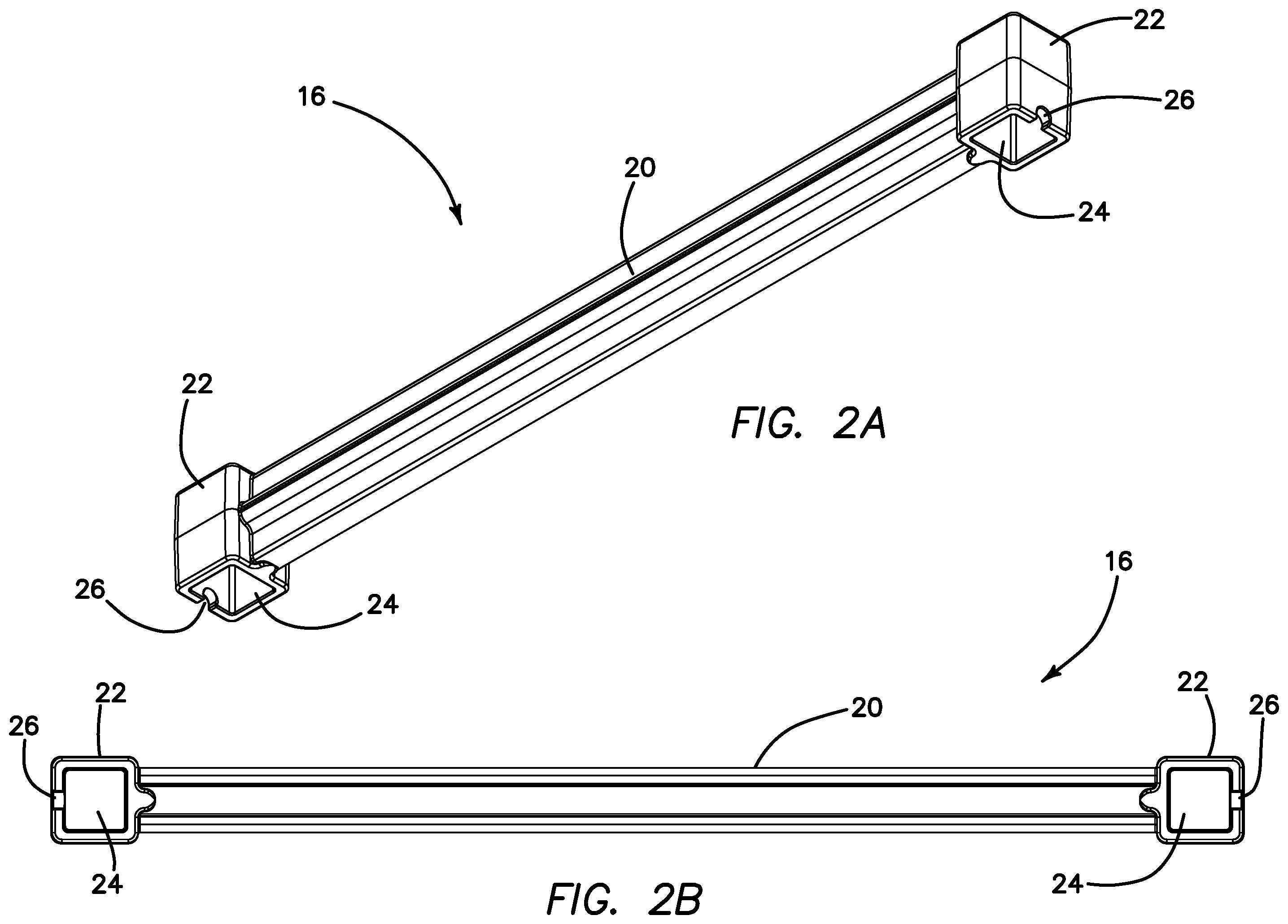 Patent US11812847 Figure 6 – Shelving system for resisting applied shear forces and method for forming the same