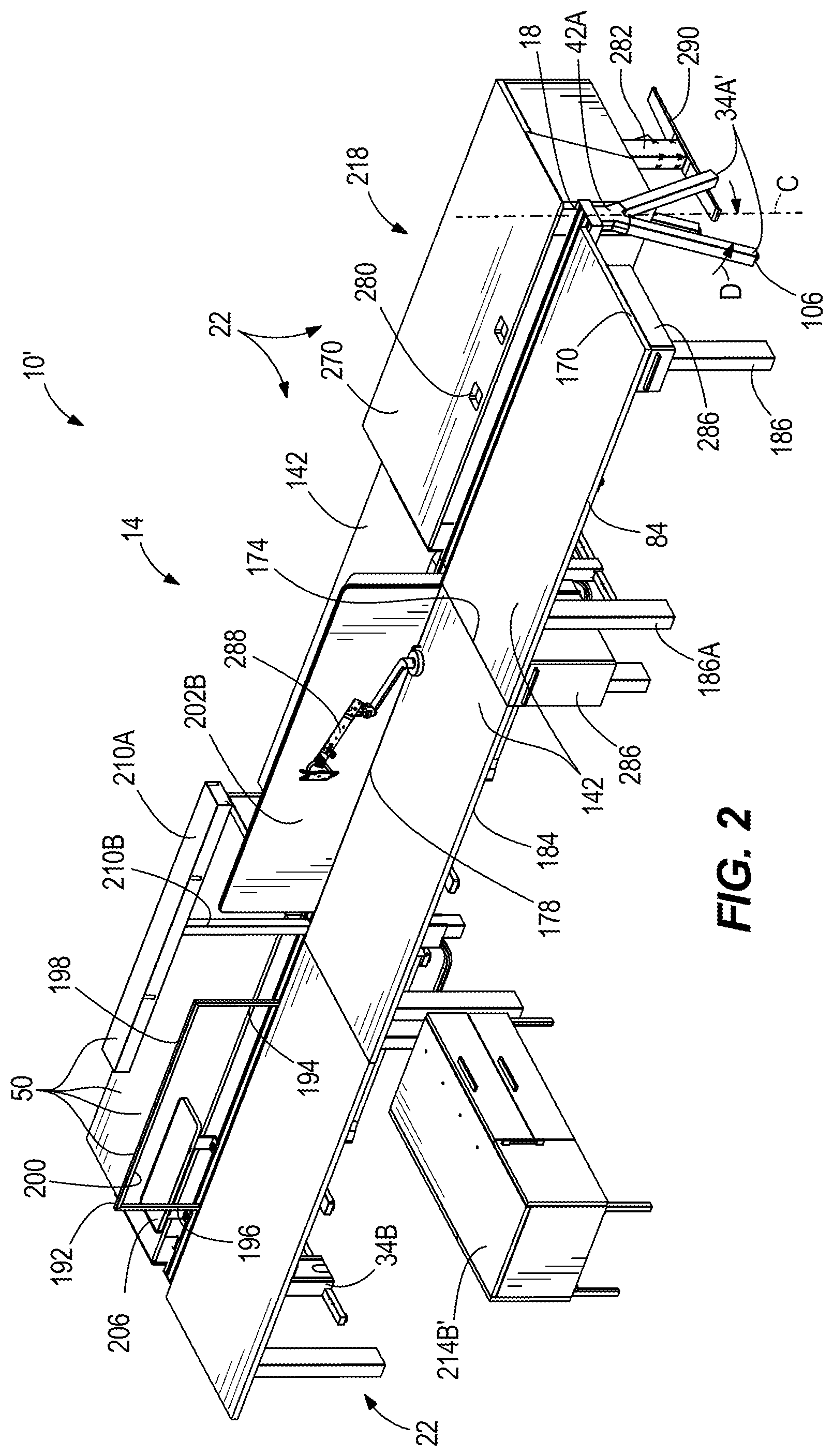 Patent US11812848 Figure 2 – Furniture system
