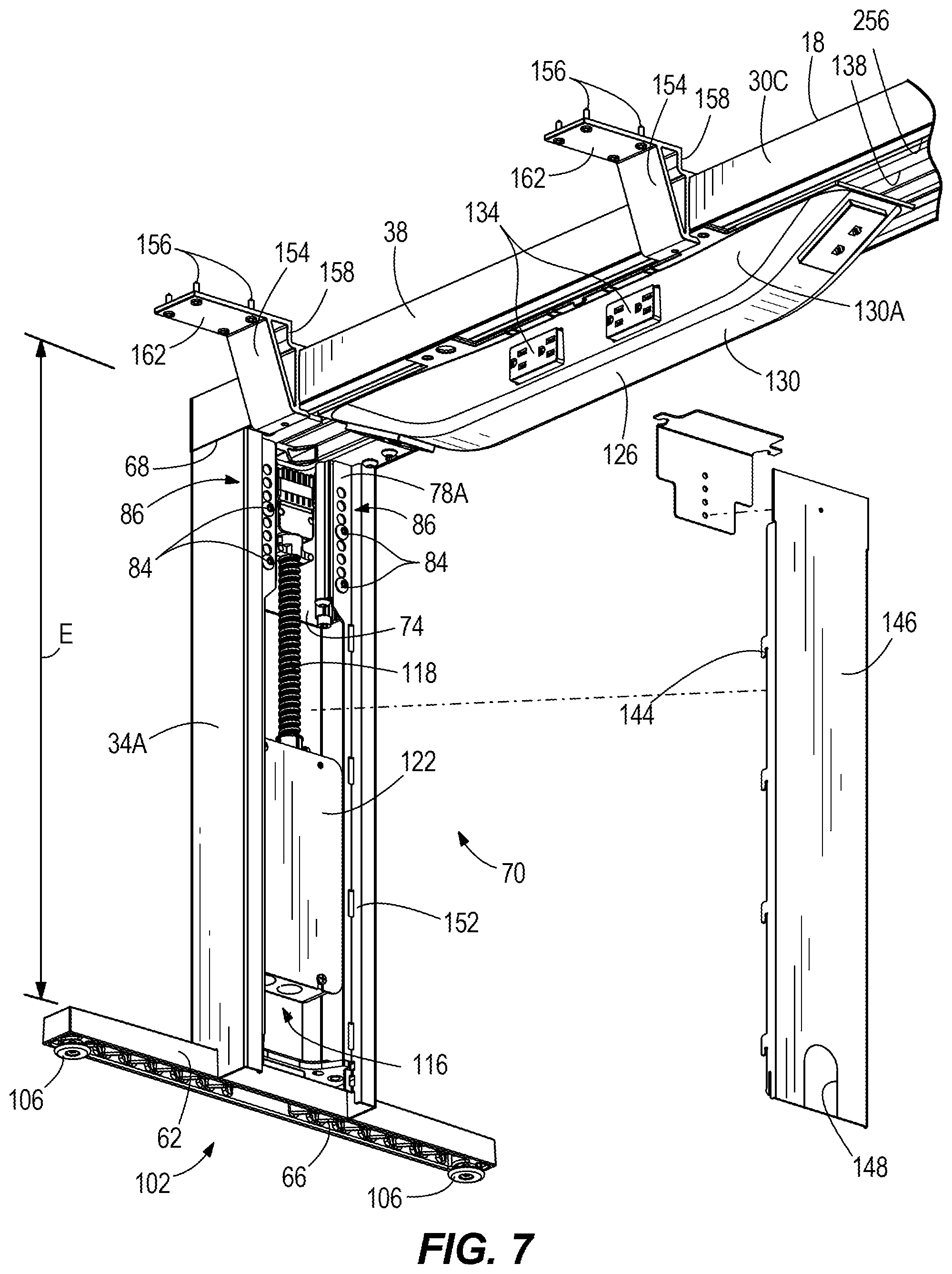 Patent US11812848 Figure 6 – Furniture system