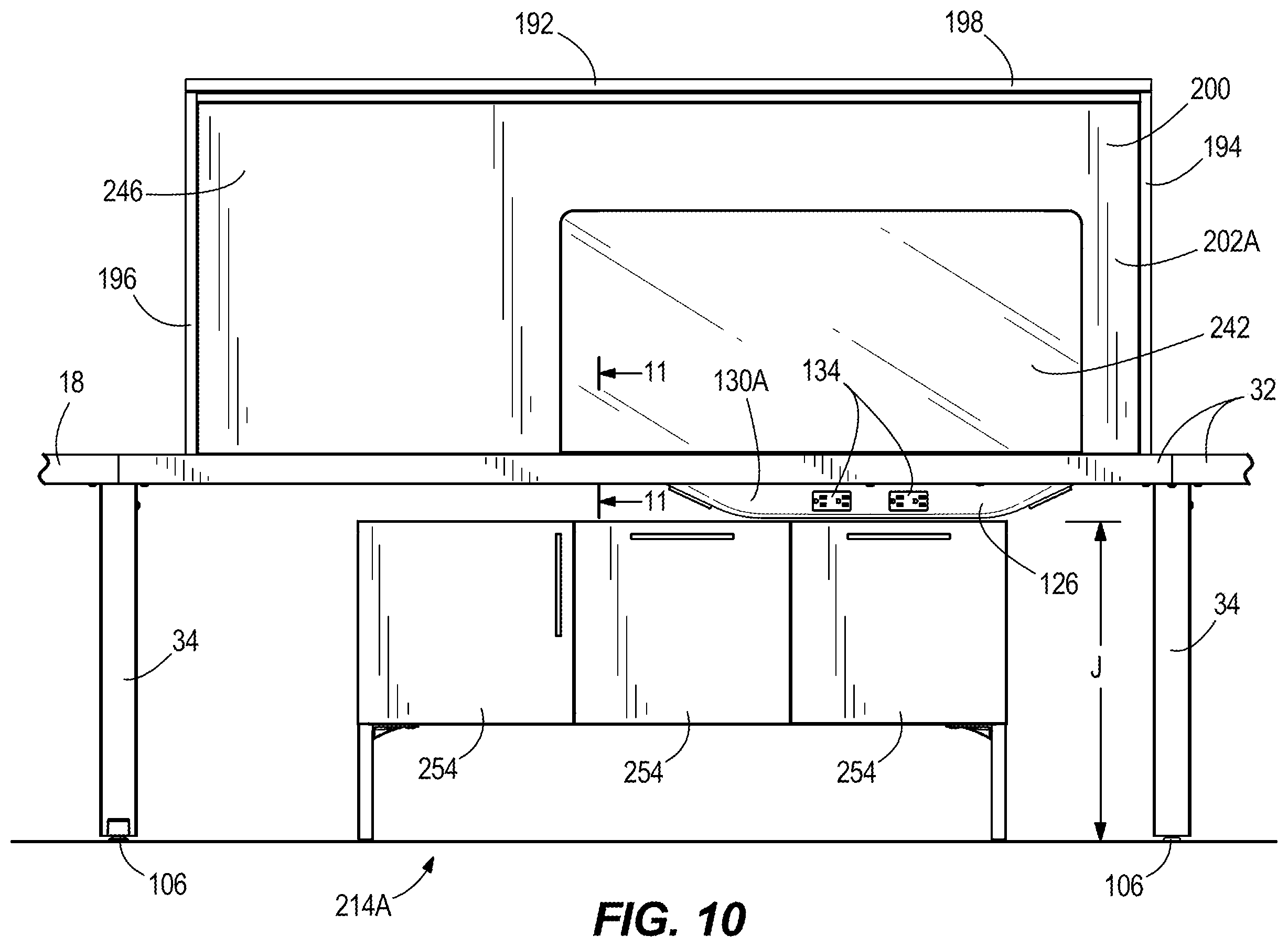Patent US11812848 Figure 9 – Furniture system