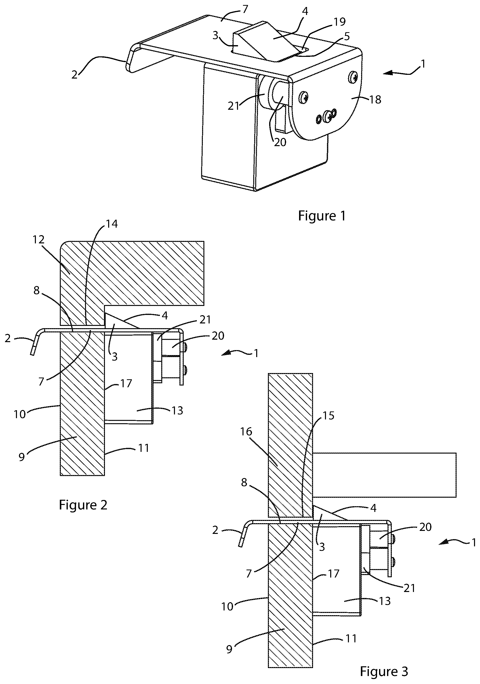 Patent US11812850 Figure 1 – Latching mechanism