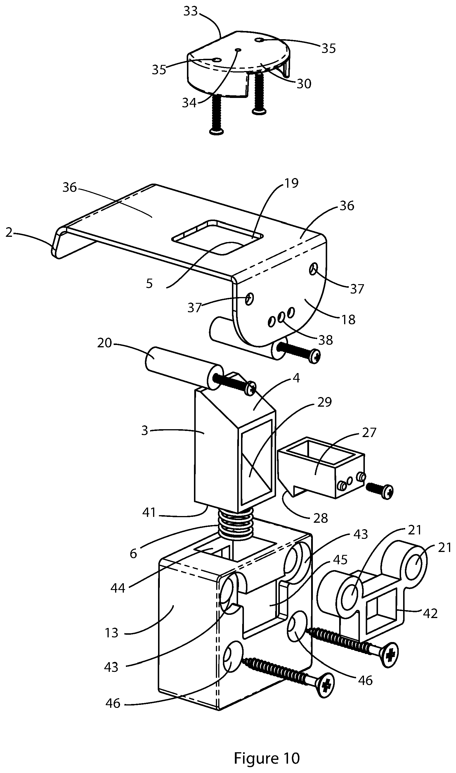 Patent US11812850 Figure 4 – Latching mechanism