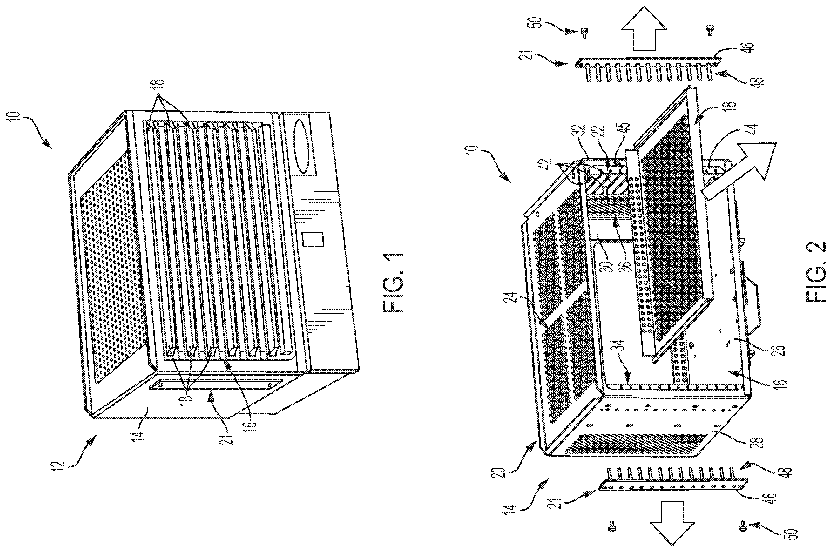 Patent US11812851 Figure 1 – Storage device with drawer retainer and stabilizer