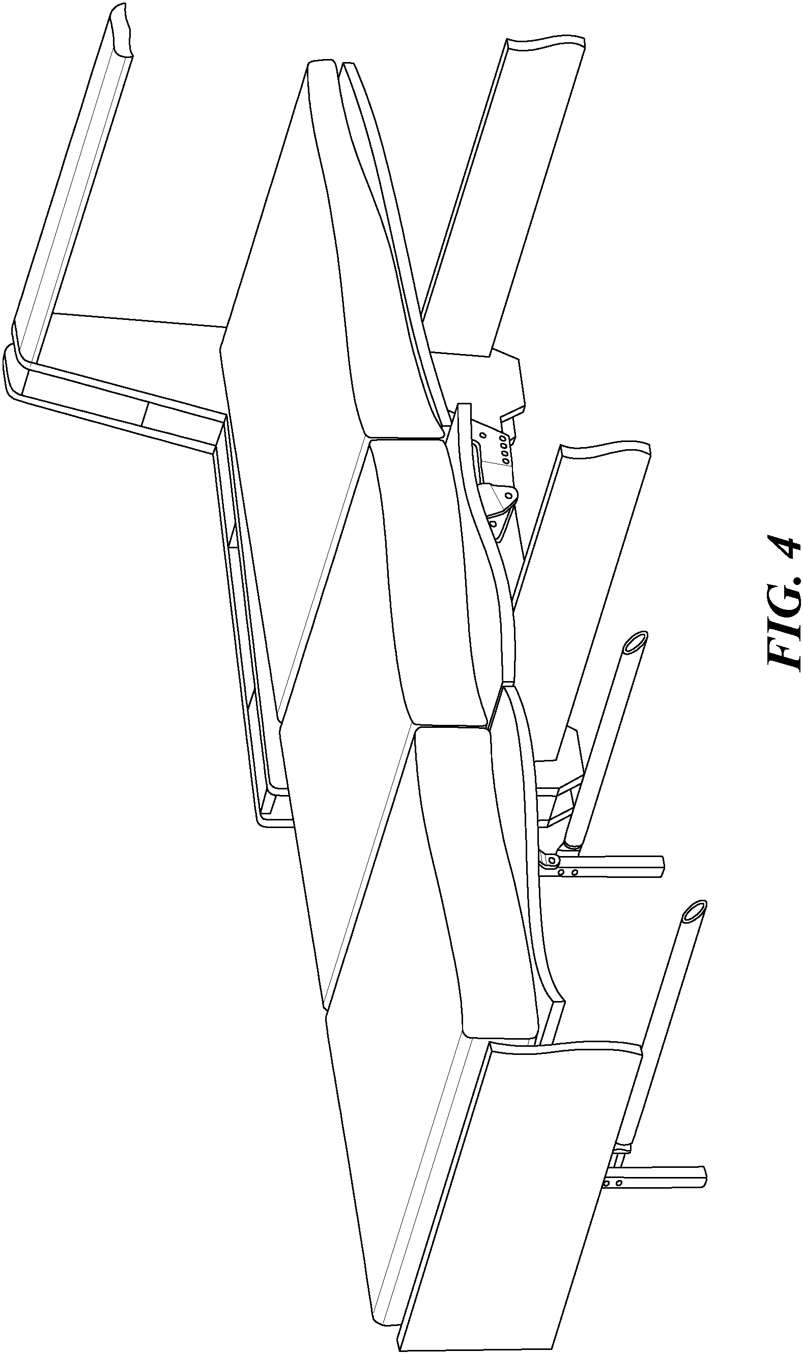 Patent US11812855 Figure 4 – Easily operated sofa bed
