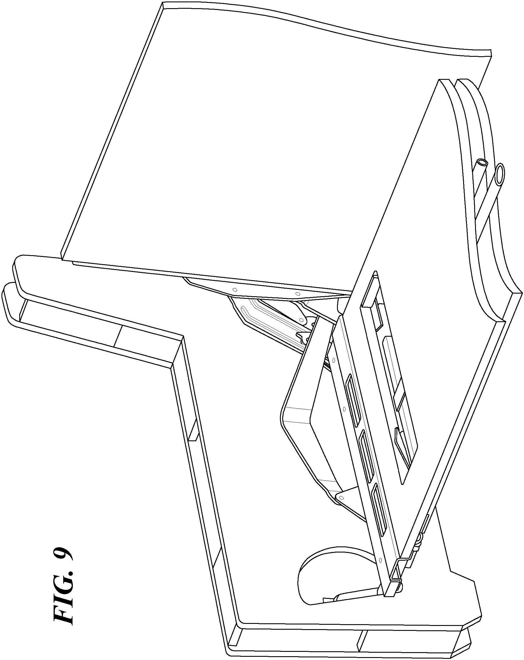 Patent US11812855 Figure 9 – Easily operated sofa bed