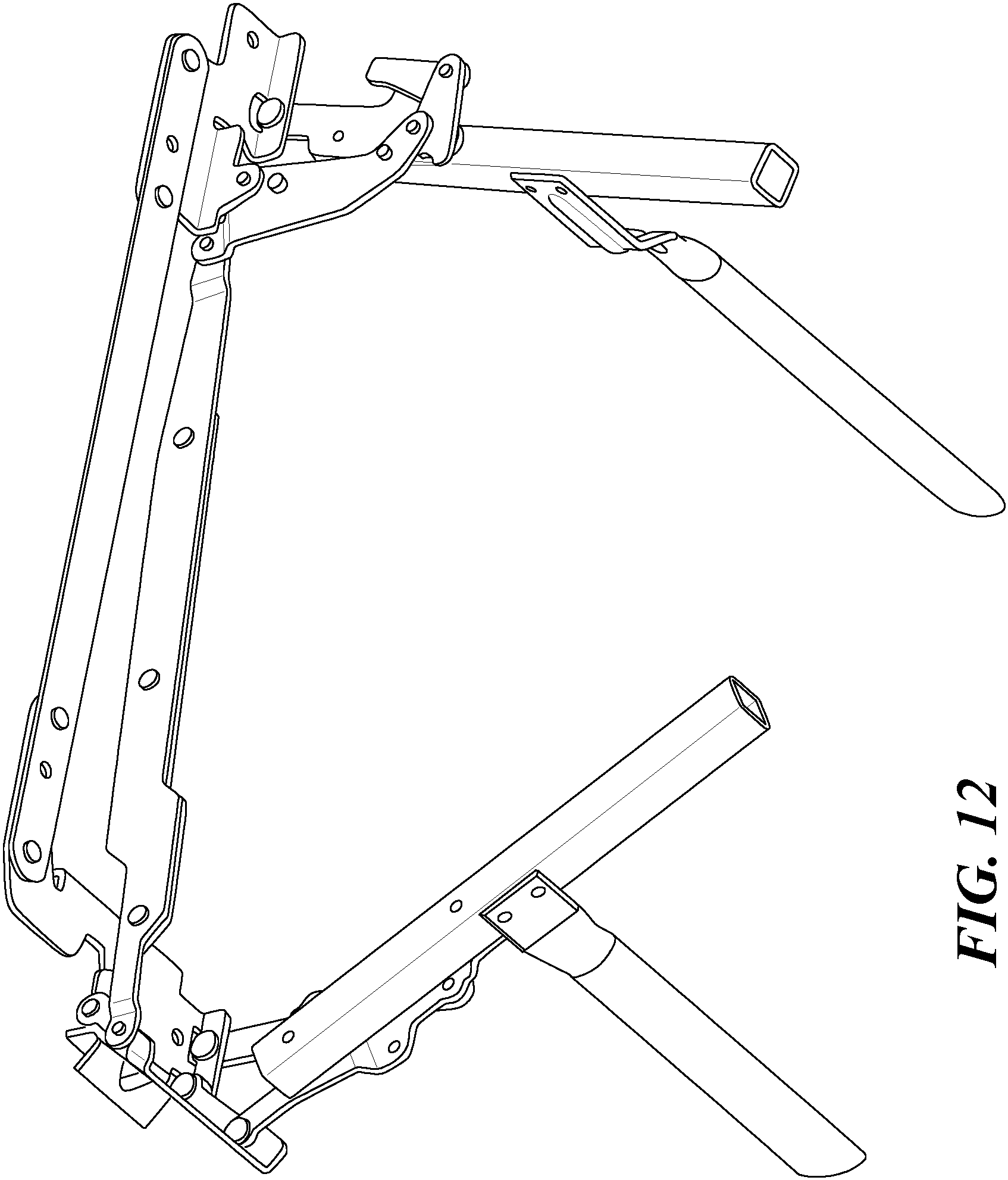 Patent US11812855 Figure 12 – Easily operated sofa bed