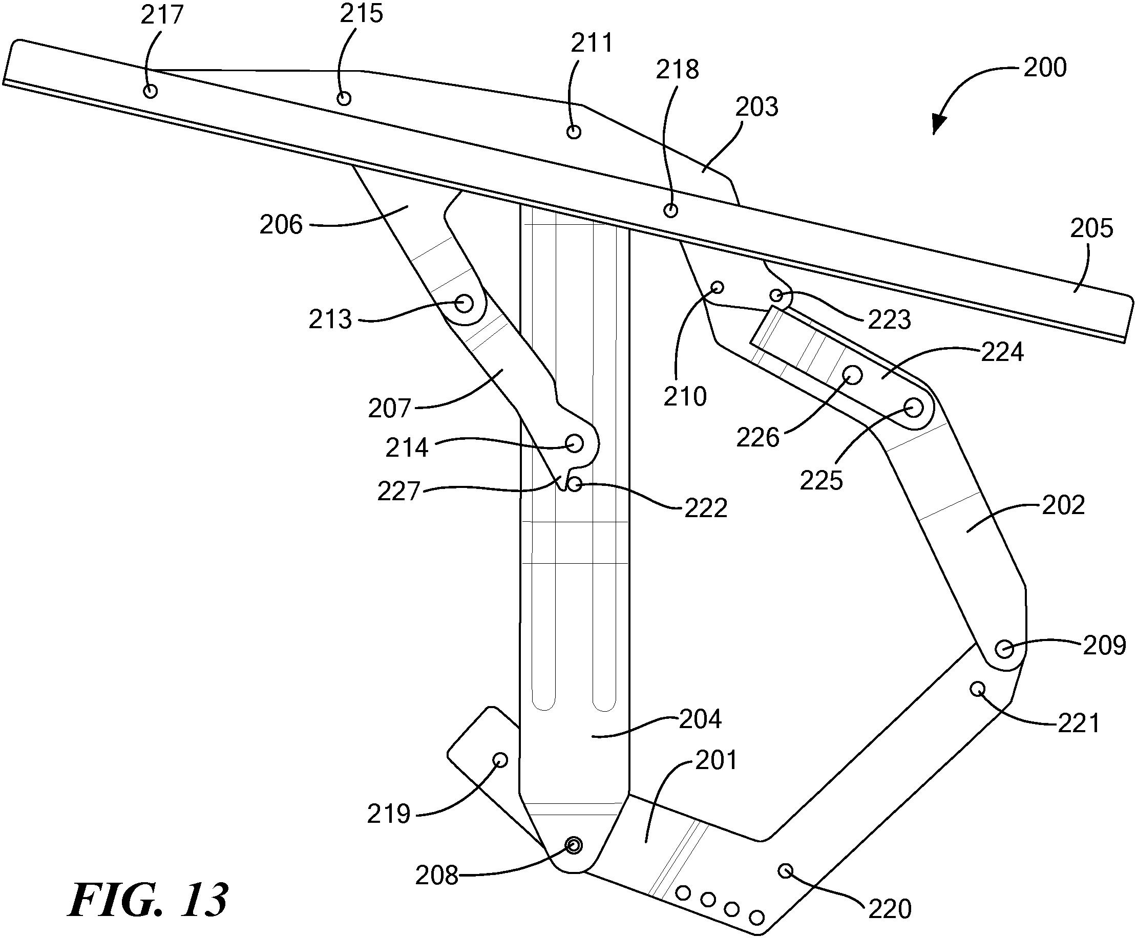 Patent US11812855 Figure 13 – Easily operated sofa bed