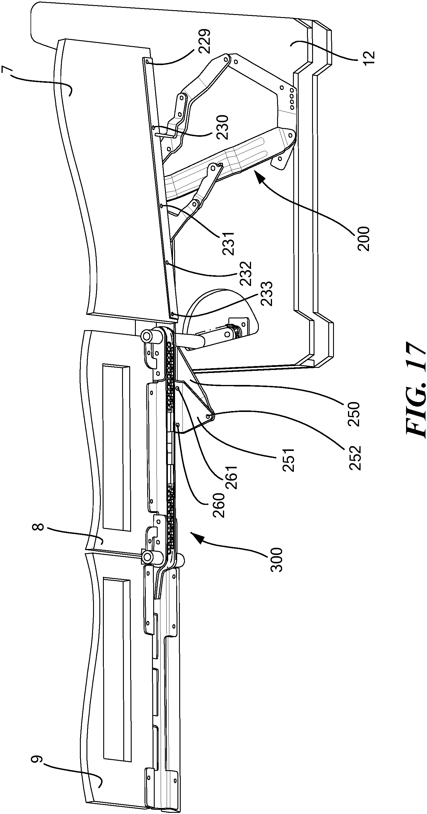 Patent US11812855 Figure 17 – Easily operated sofa bed