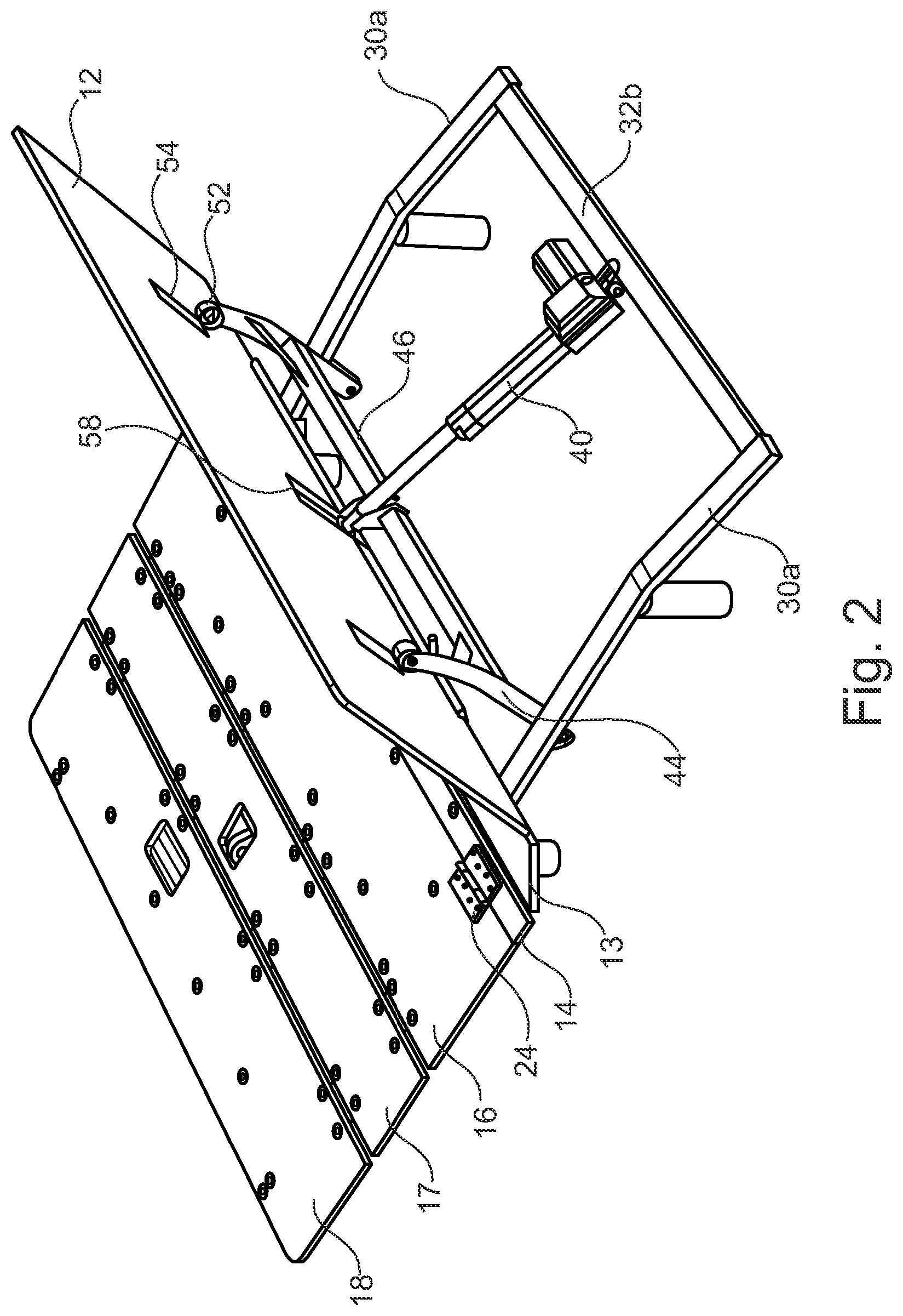 Patent US11812857 Figure 2 – Adjustable furniture