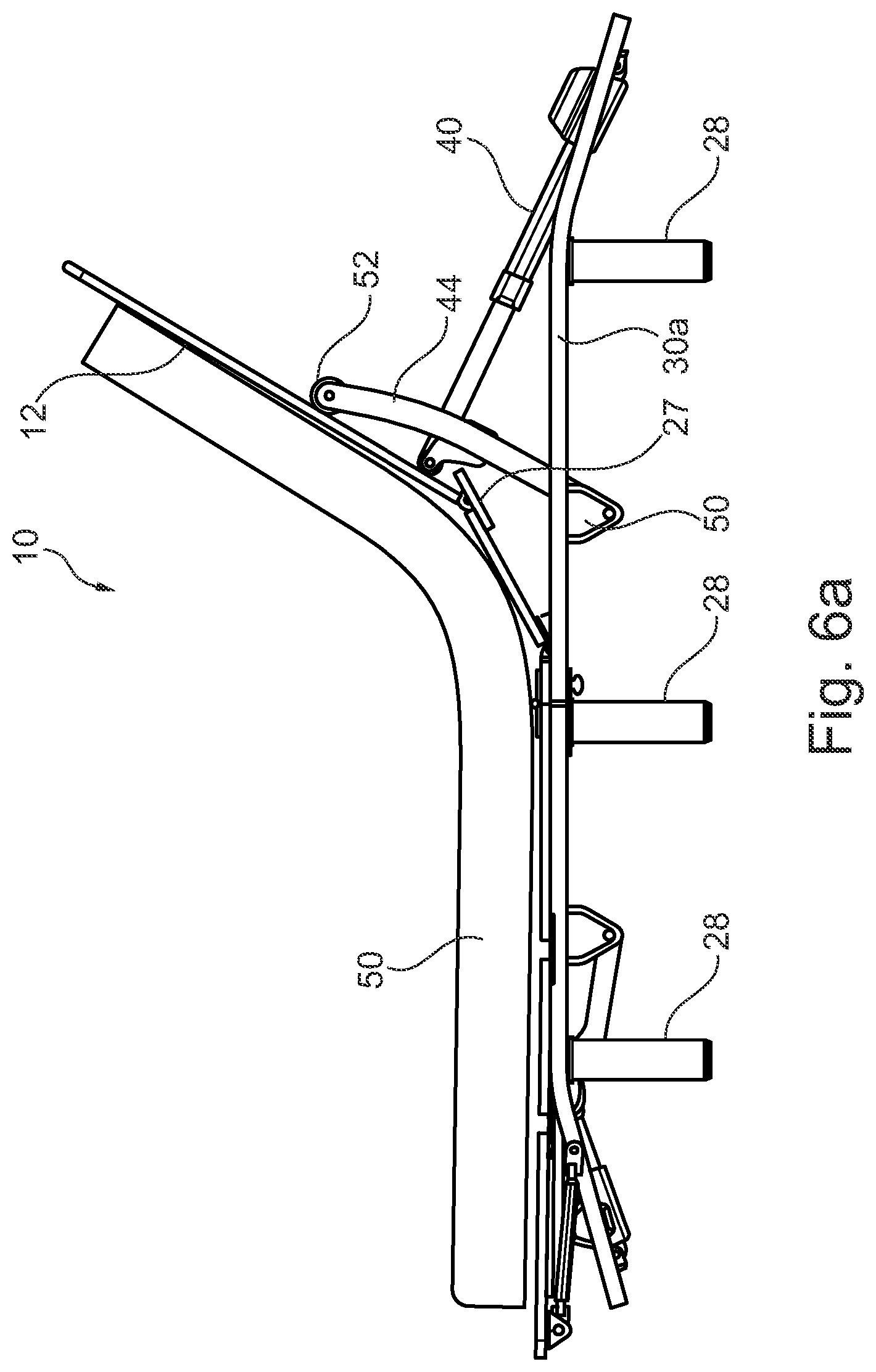 Patent US11812857 Figure 7 – Adjustable furniture