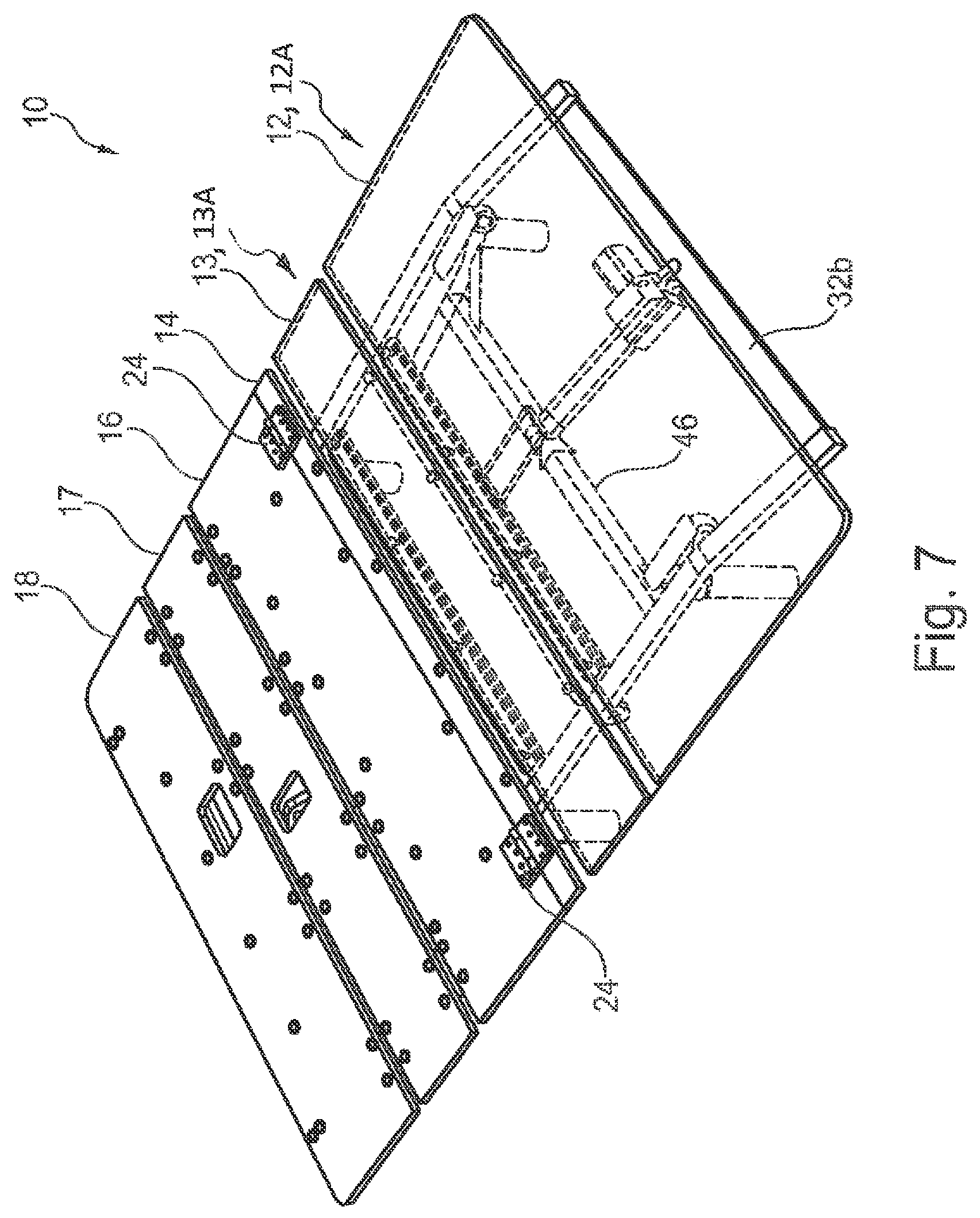 Patent US11812857 Figure 8 – Adjustable furniture