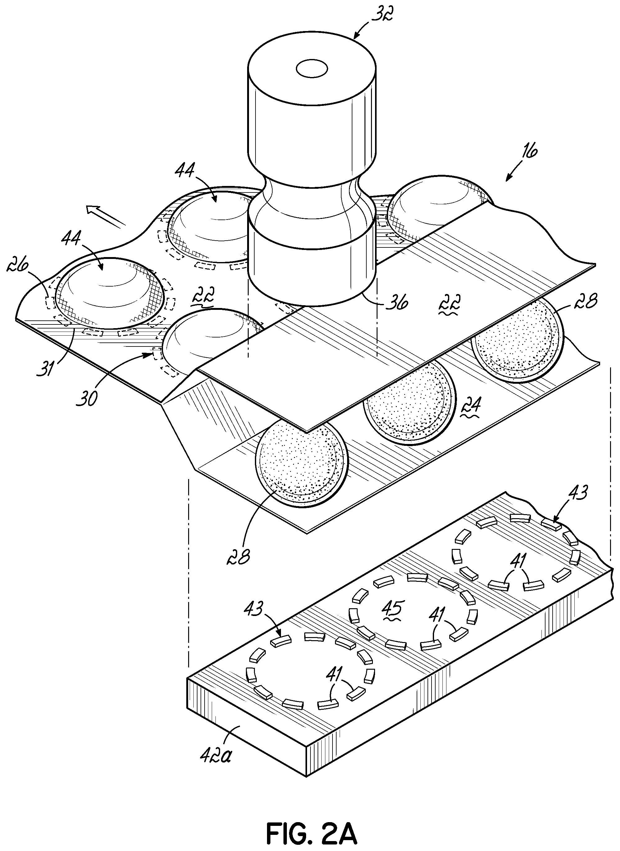 Patent US11812861 Figure 4 – Comfort layer with liquid pods and method of making same