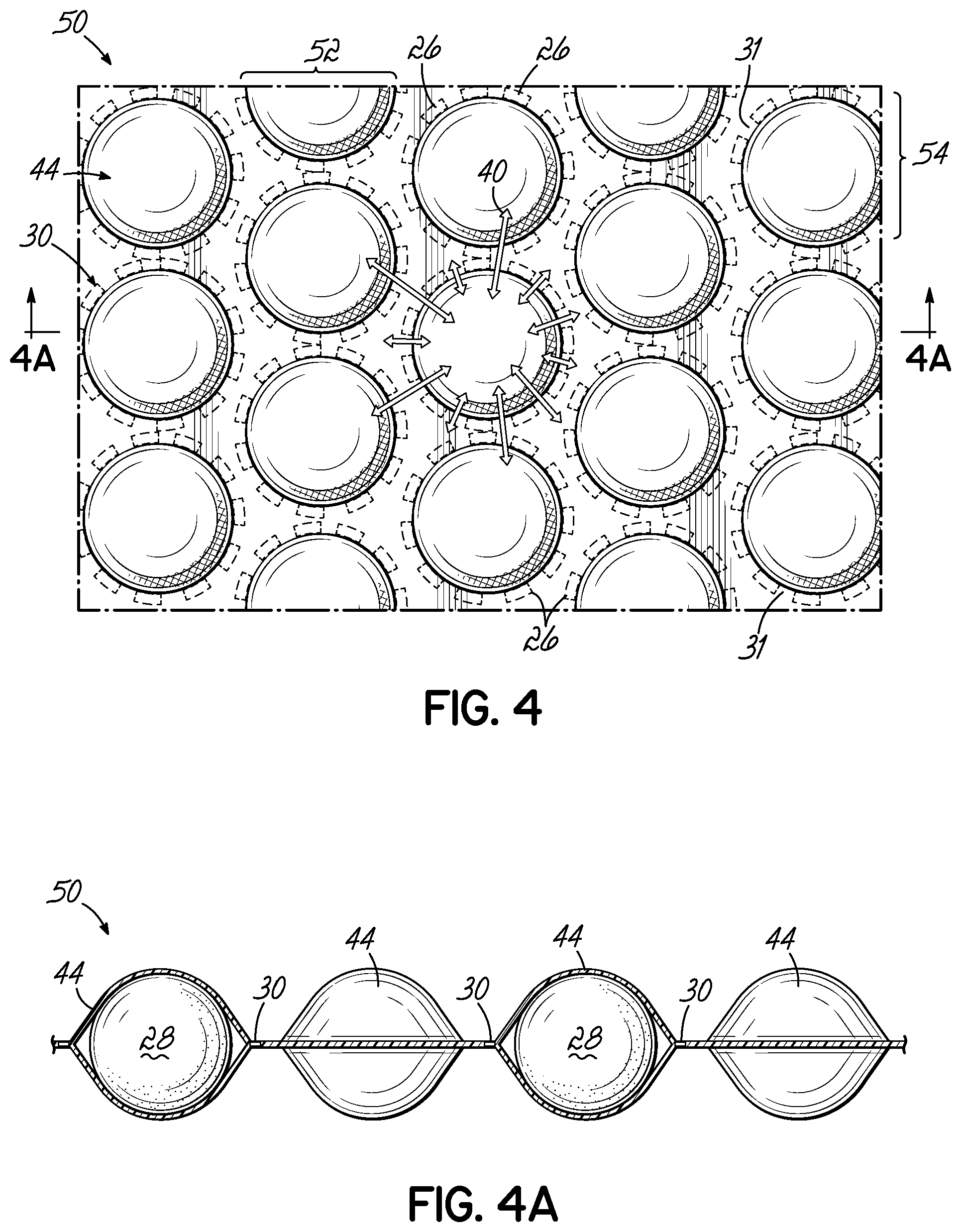 Patent US11812861 Figure 7 – Comfort layer with liquid pods and method of making same