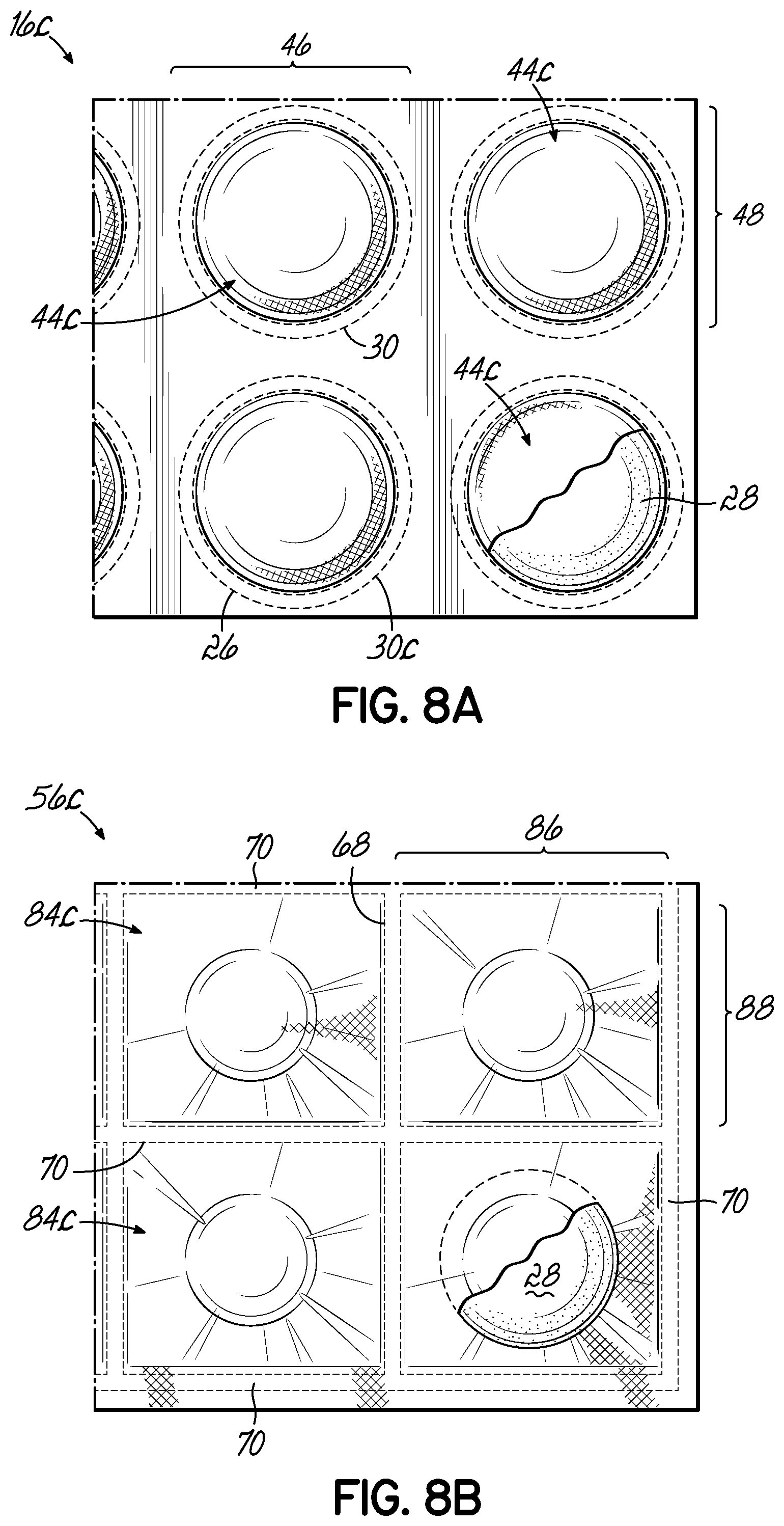 Patent US11812861 Figure 13 – Comfort layer with liquid pods and method of making same